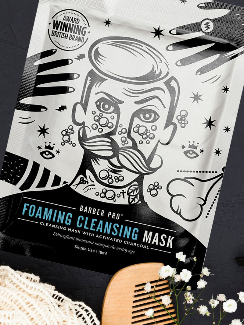 Barber Pro Skin Revival Face Mask Set - British product