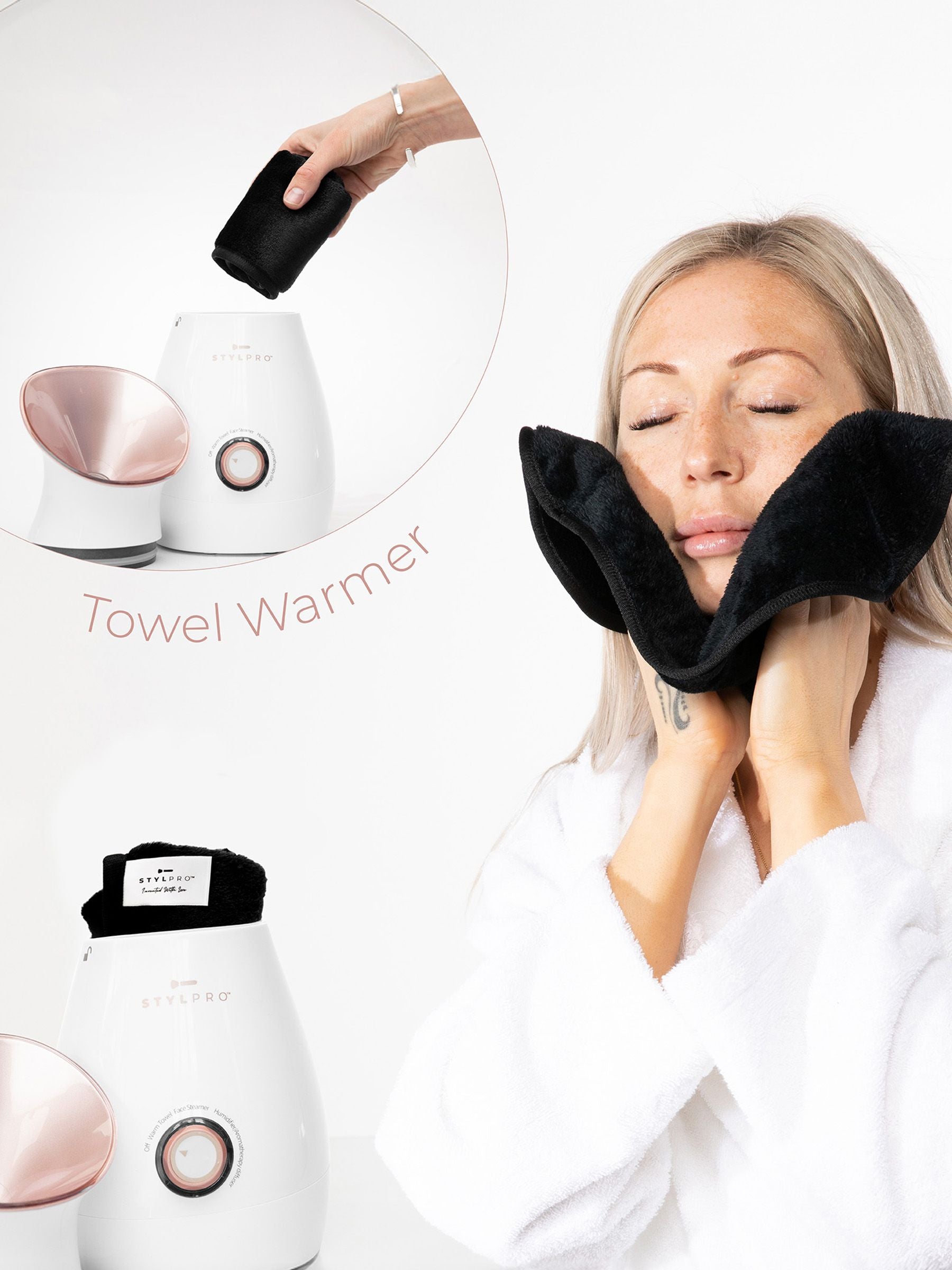 Stylpro 4-in-1 facial steamer with ionic mist (British brand)