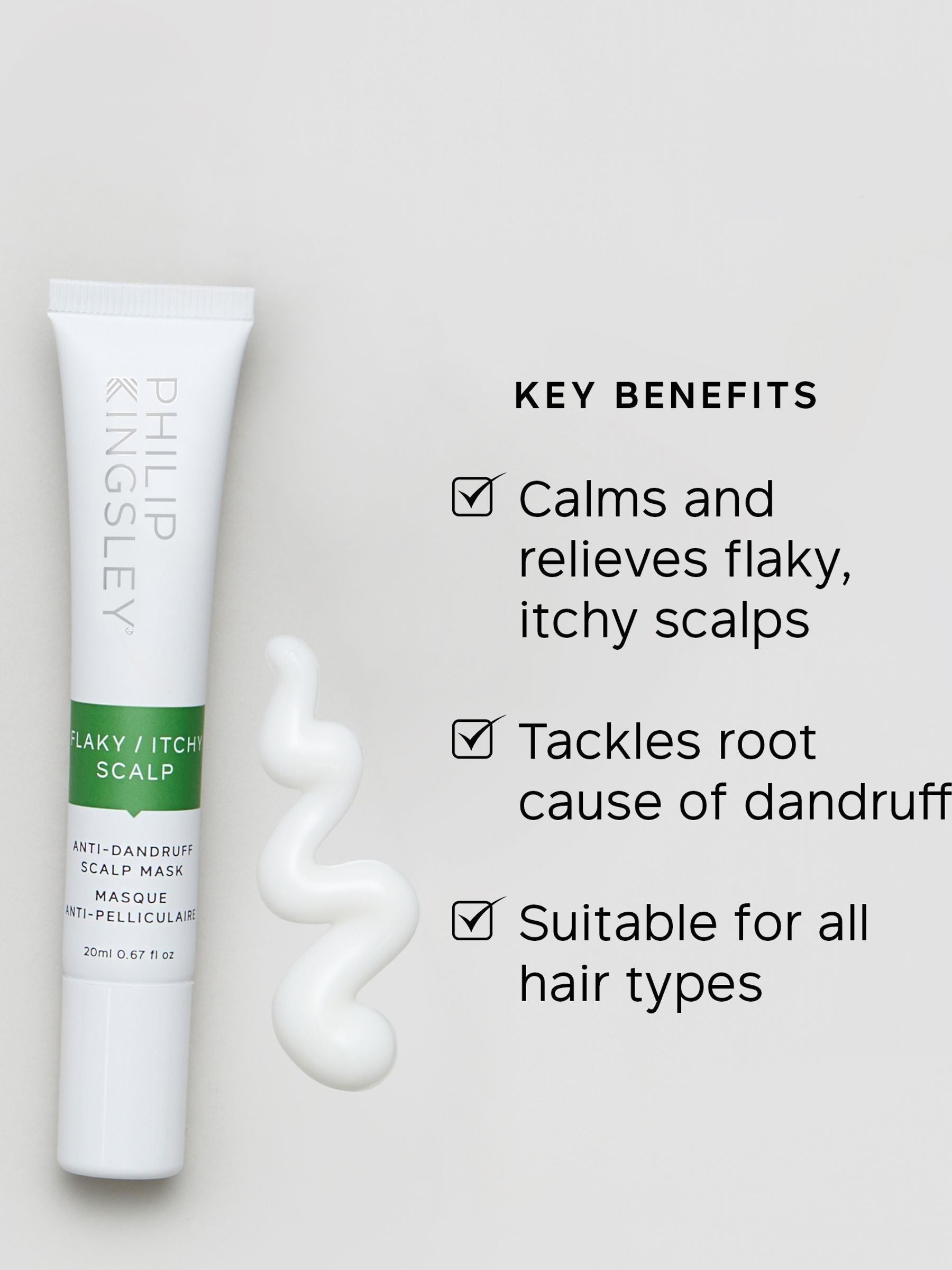 Philip Kingsley Flaky Itchy Scalp Mask 2x20ml, imported from the UK