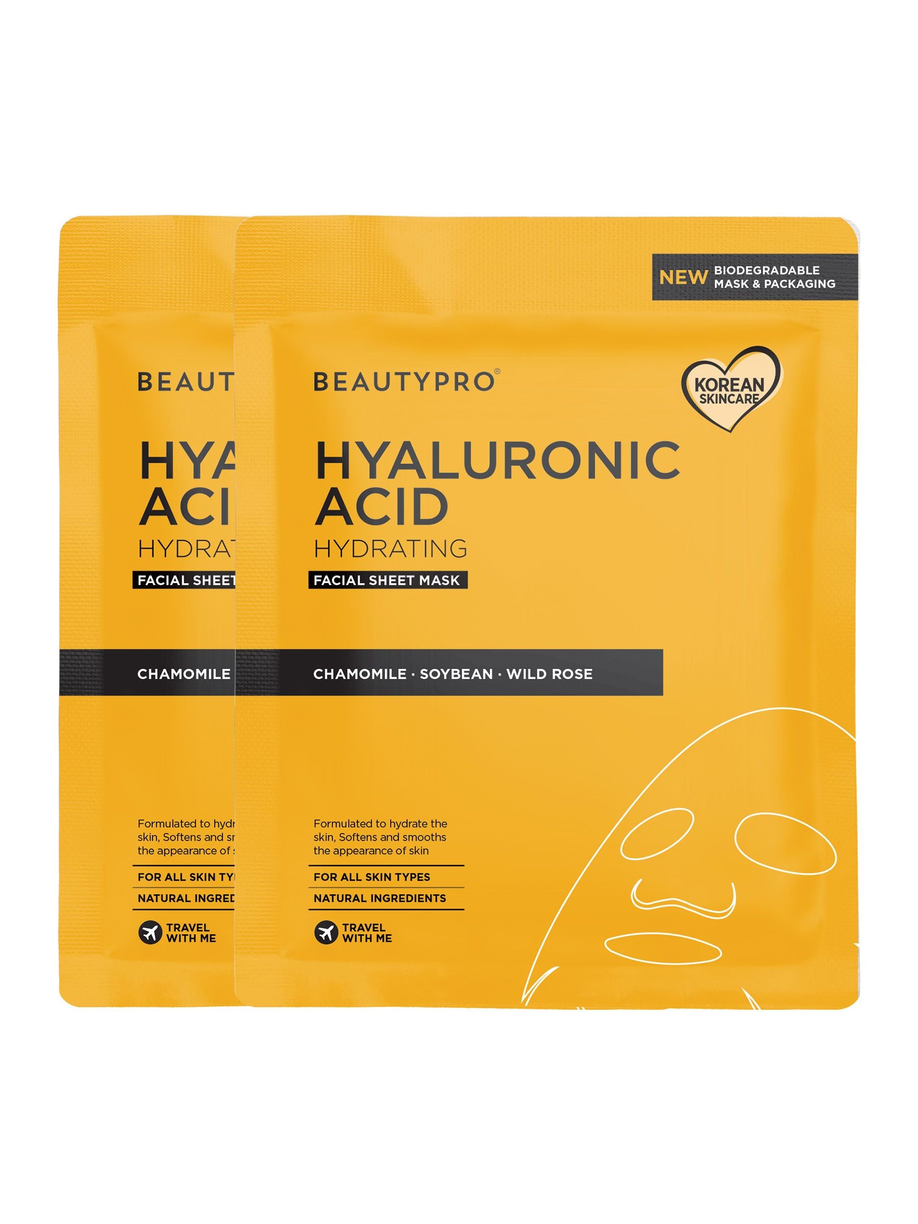 BeautyPro Hyaluronic Acid Mask Bundle Exclusive (Worth £12)