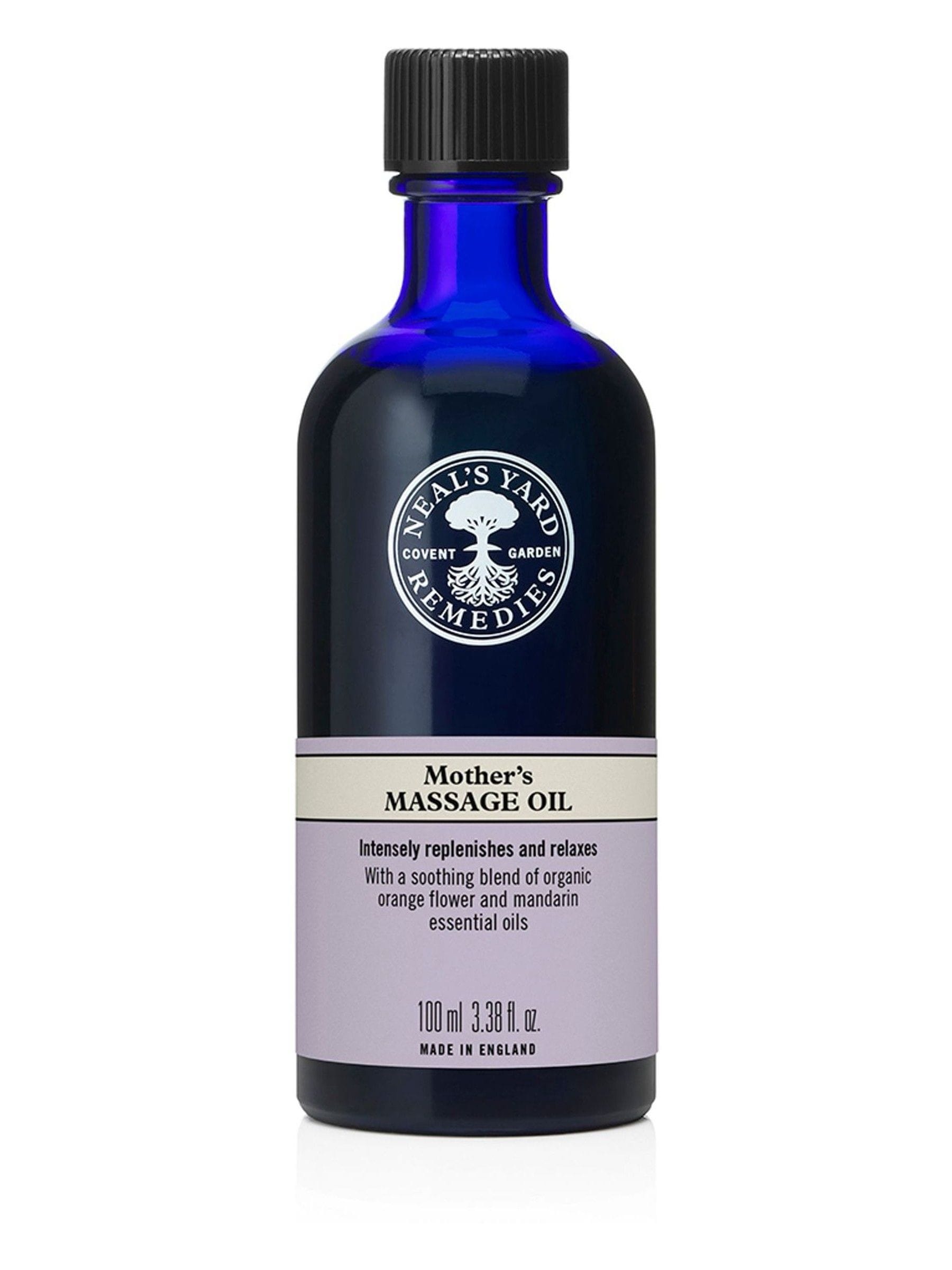 Neals Yard Remedies Mother's Massage Oil, imported from the UK
