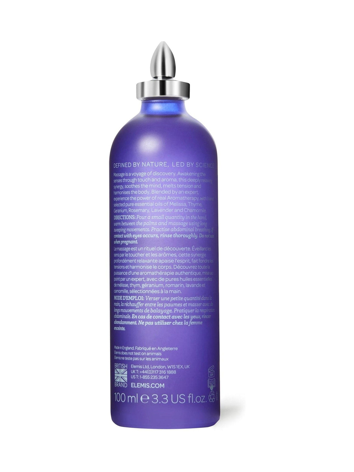Soothing Massage Oil with Essential Oils Blend for Relaxation 100ml
