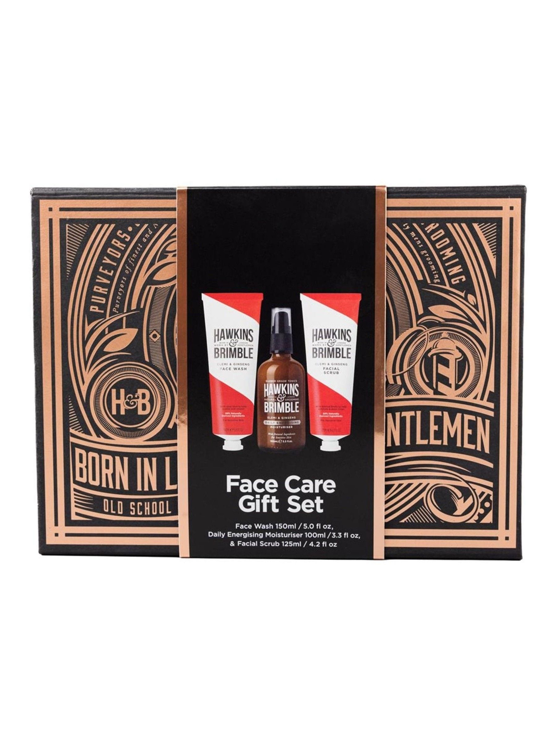 Hawkins & Brimble men's face gift set, UK version