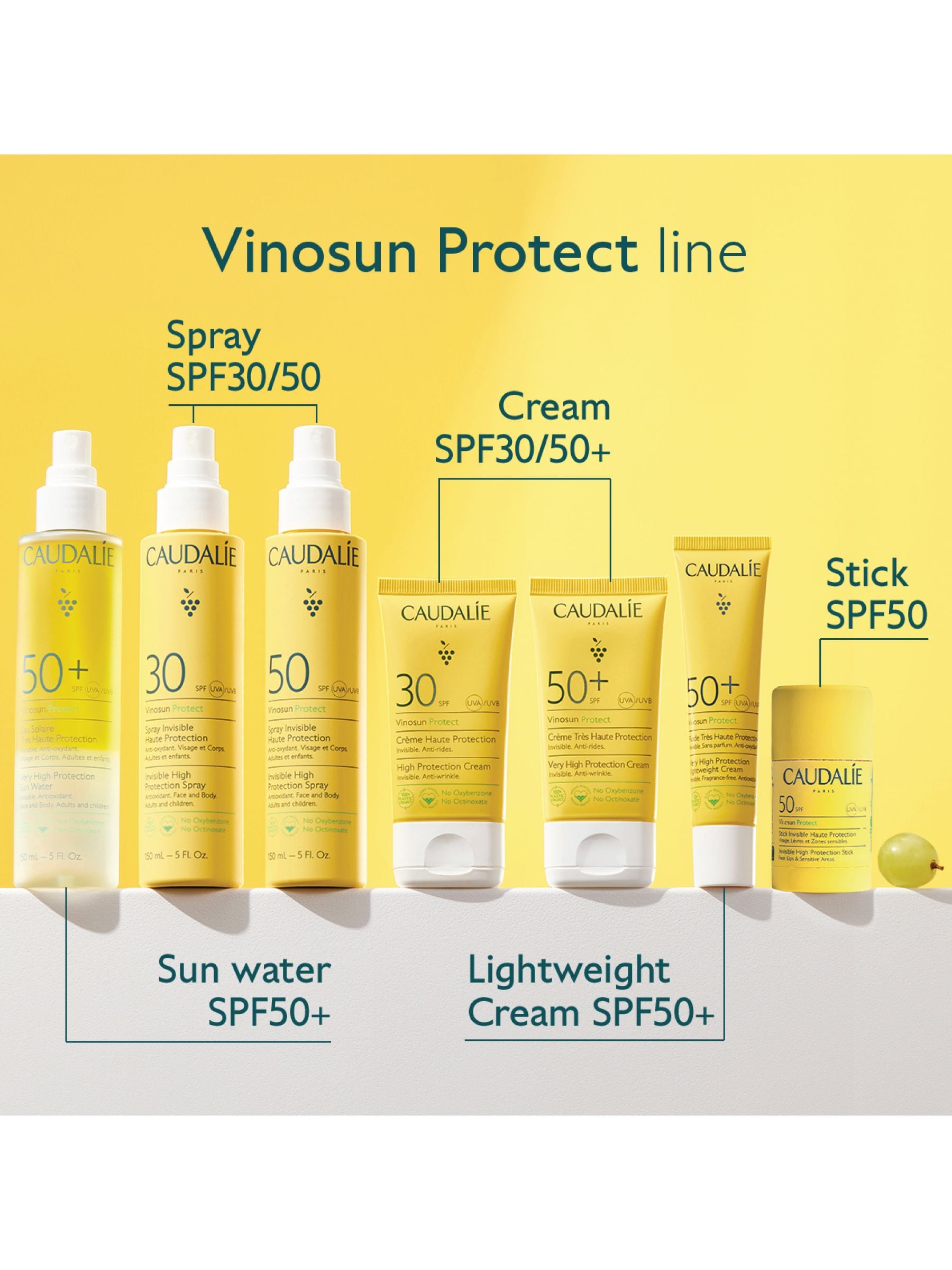 Caudalie Vinosun High Protection Cream SPF30 50 mL - British product