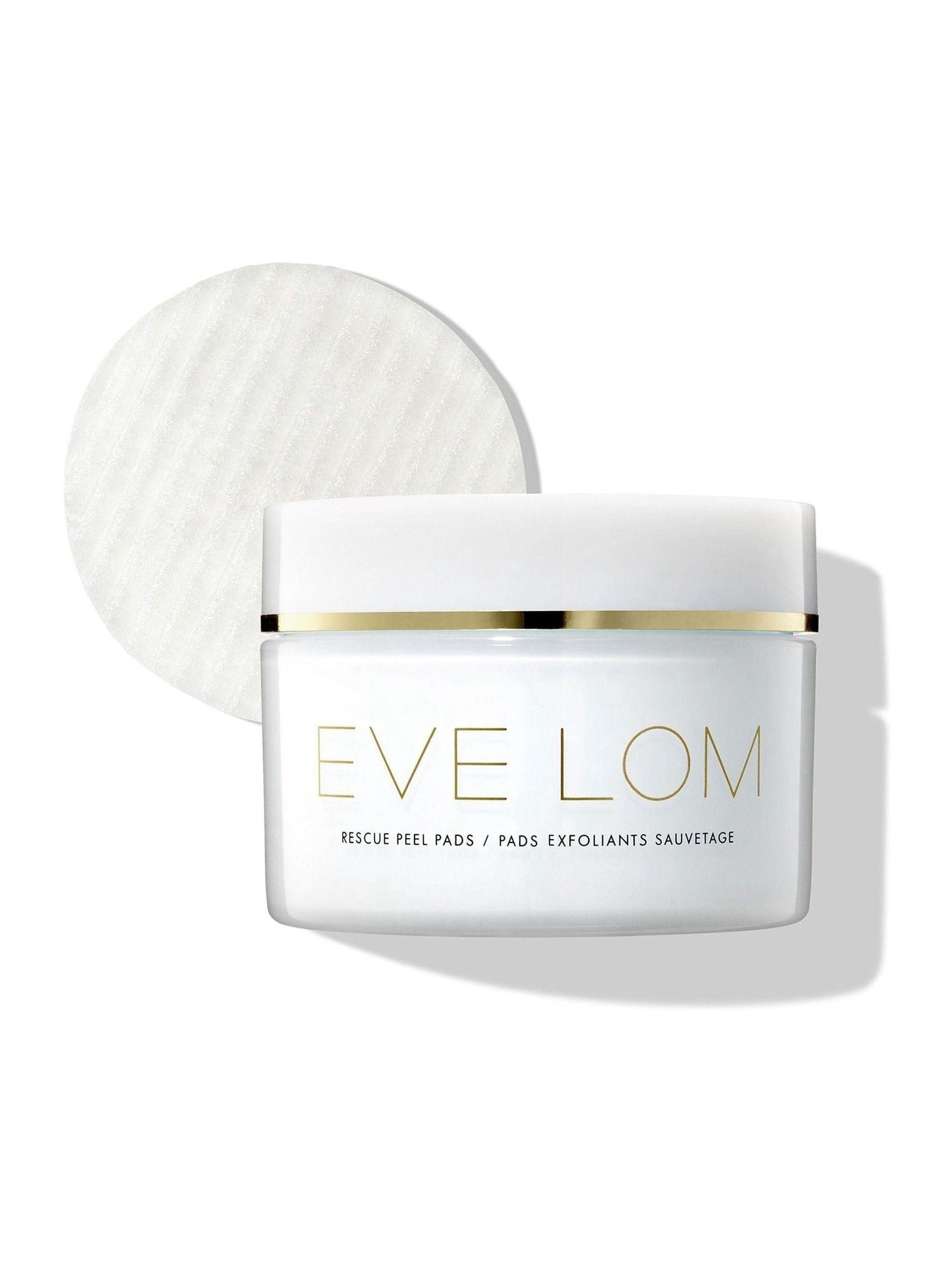 EVE LOM Rescue Peel exfoliating pads 60 count, imported from the UK