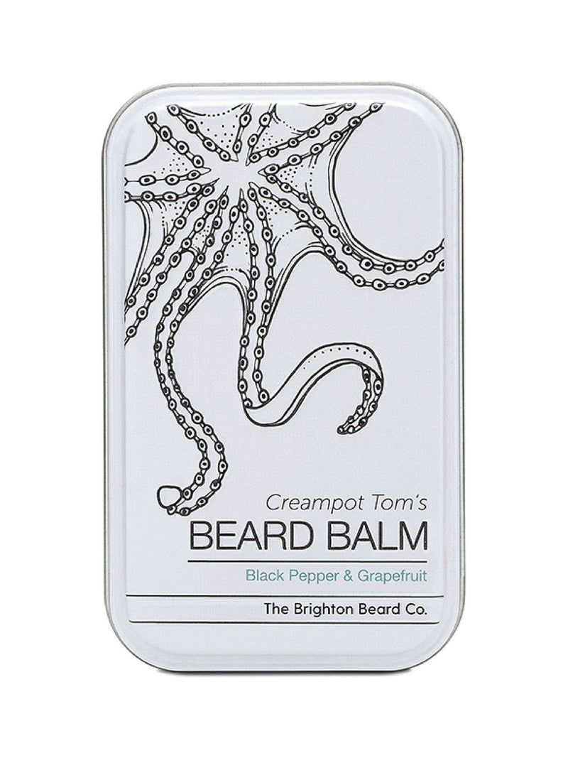 The Brighton Beard Co. Black Pepper & Grapefruit Beard Balm 80ml (British brand)