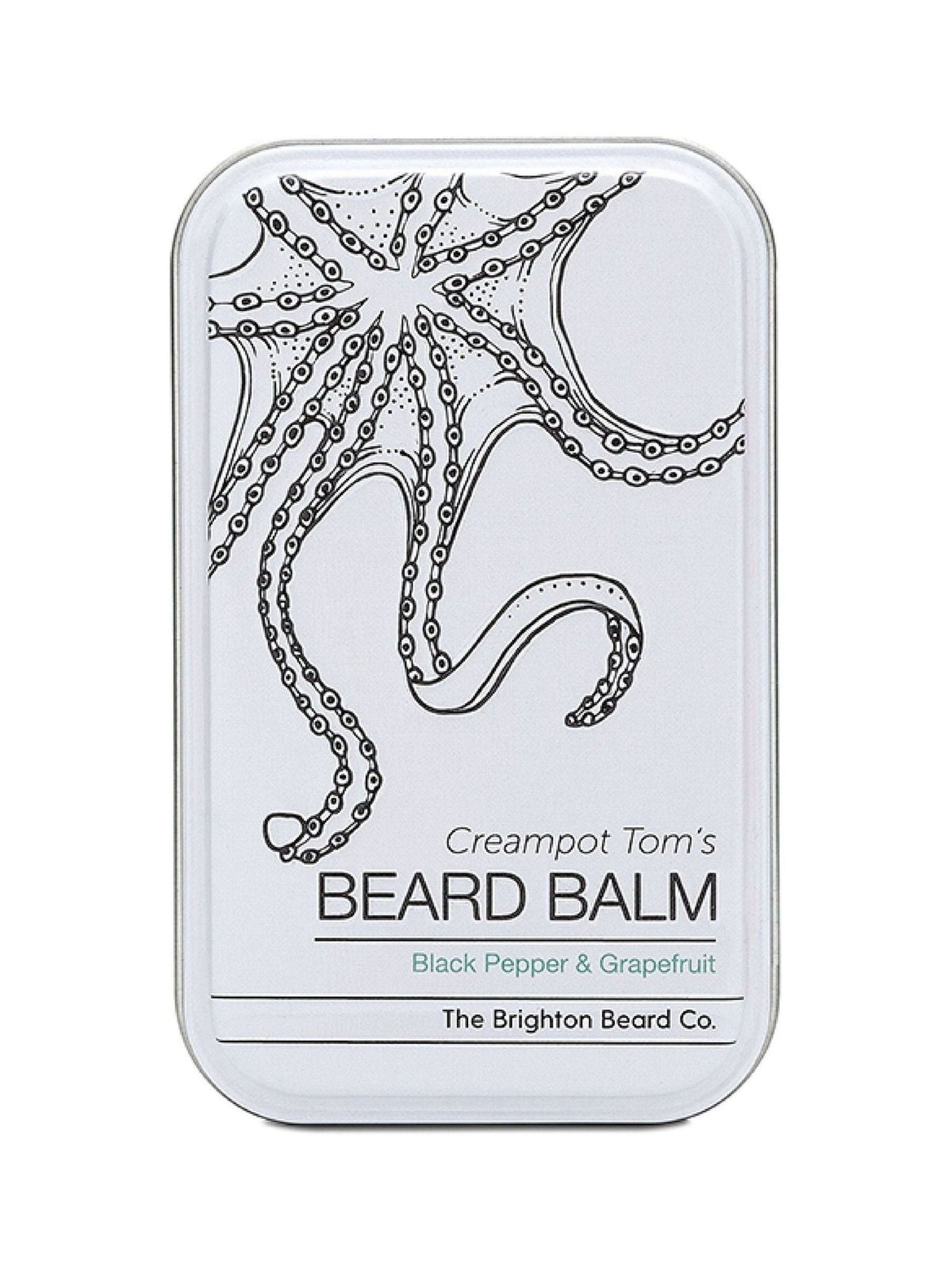 The Brighton Beard Co. Black Pepper & Grapefruit Beard Balm 80ml (British brand)