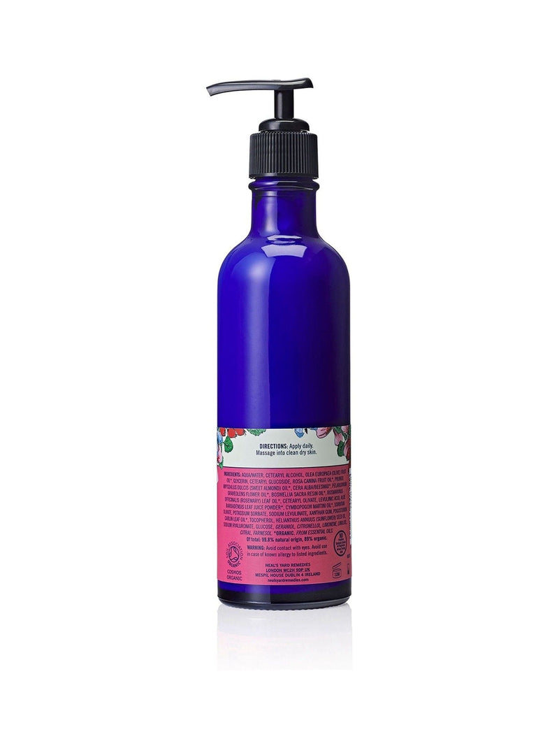 Neals Yard Remedies Wild Rose body lotion 200ml, imported from the UK