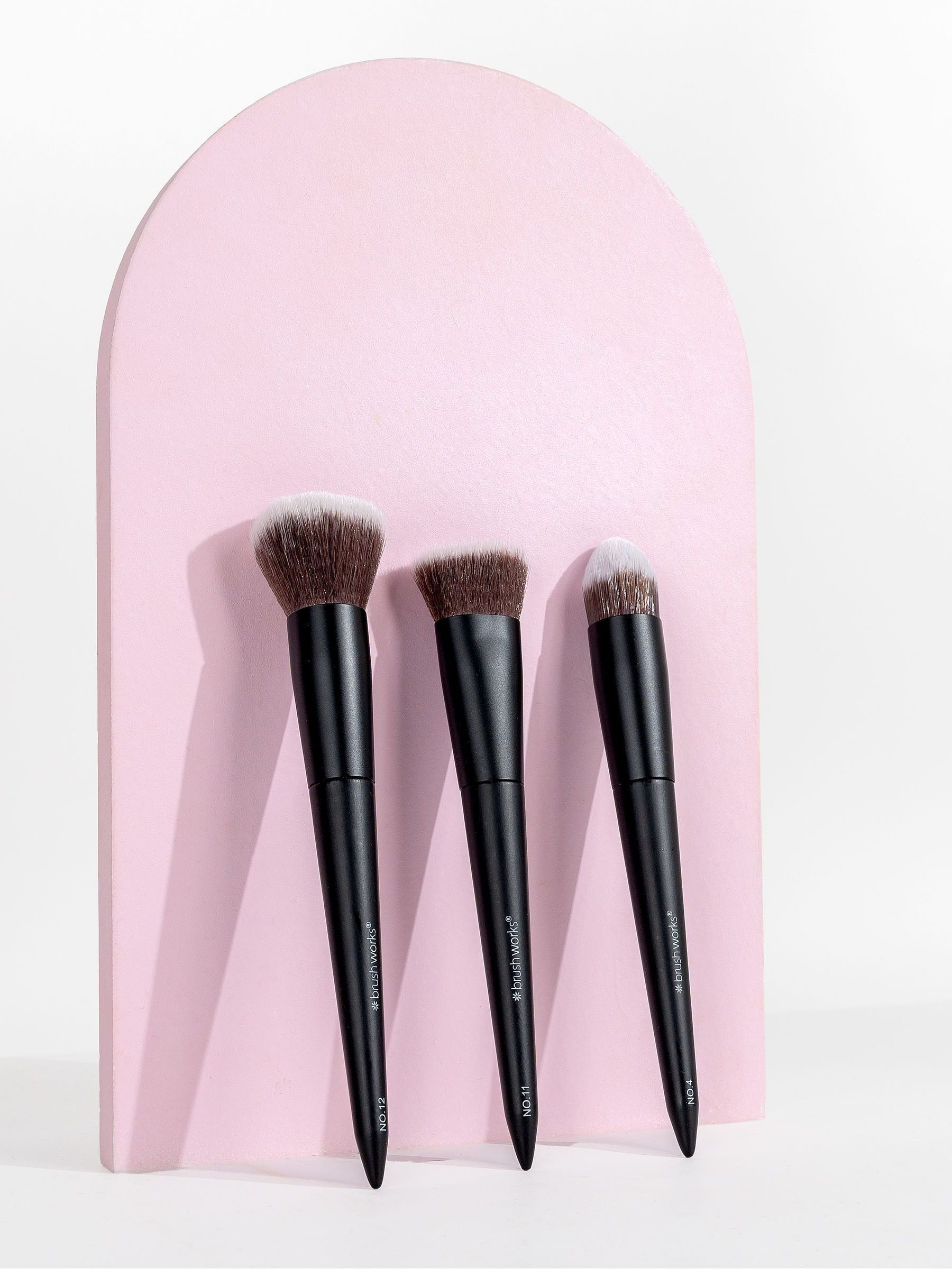 Brush Works cream contour and blush makeup brush set - British product
