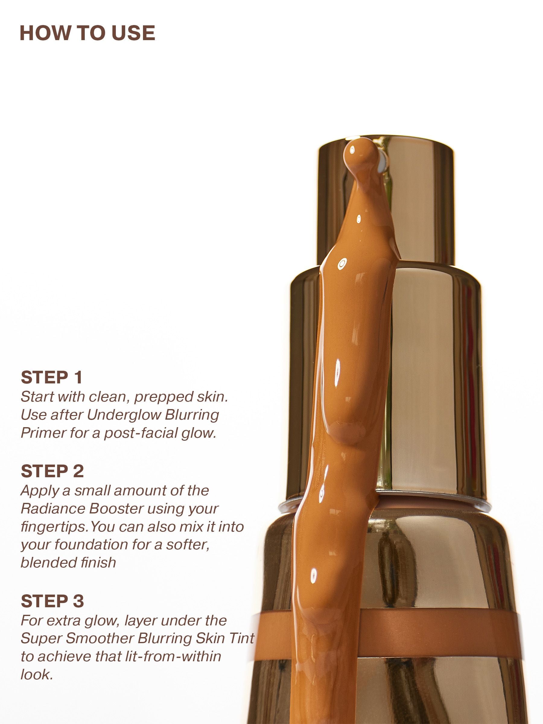 ICONIC London Radiance Booster Primer Caramel Glow, UK version