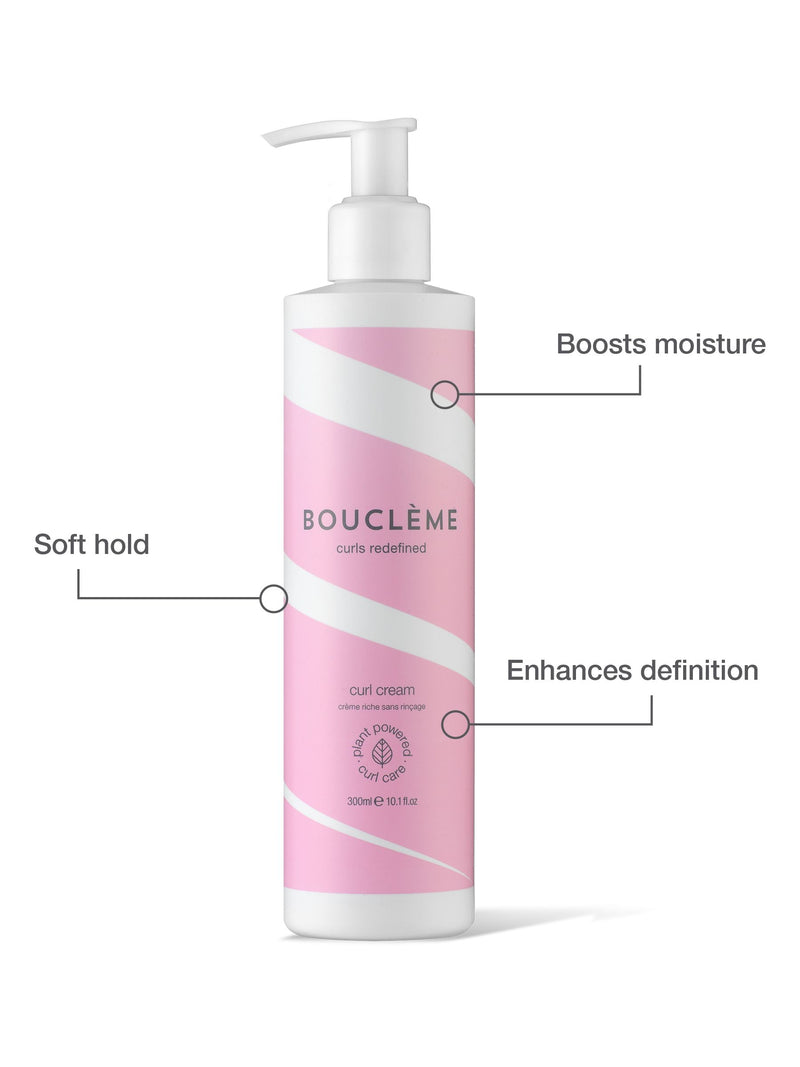 Boucleme Moisturising Curl Cream 300ml, imported from the UK