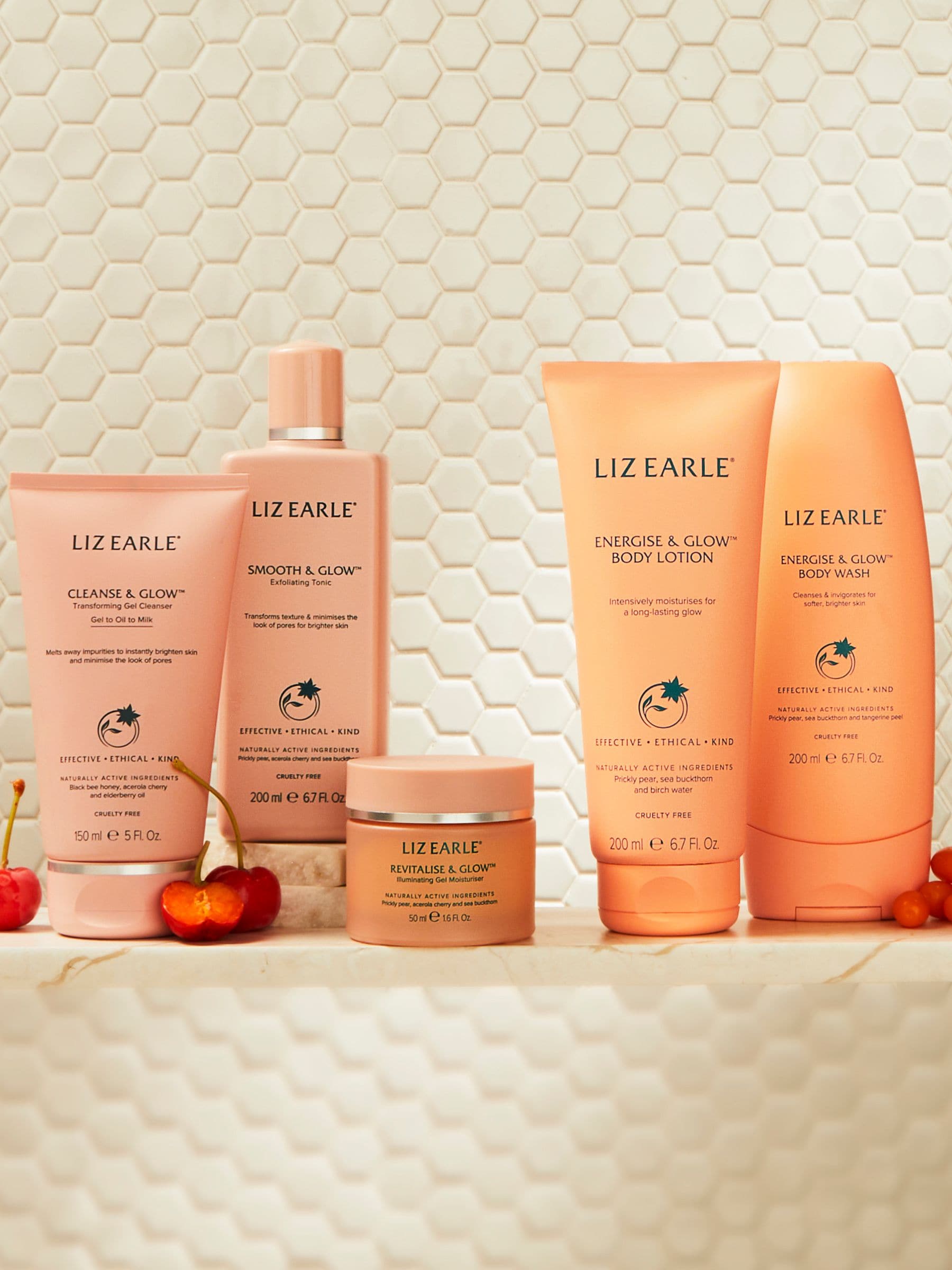 Liz Earle Energise Glow body lotion 200ml, UK version