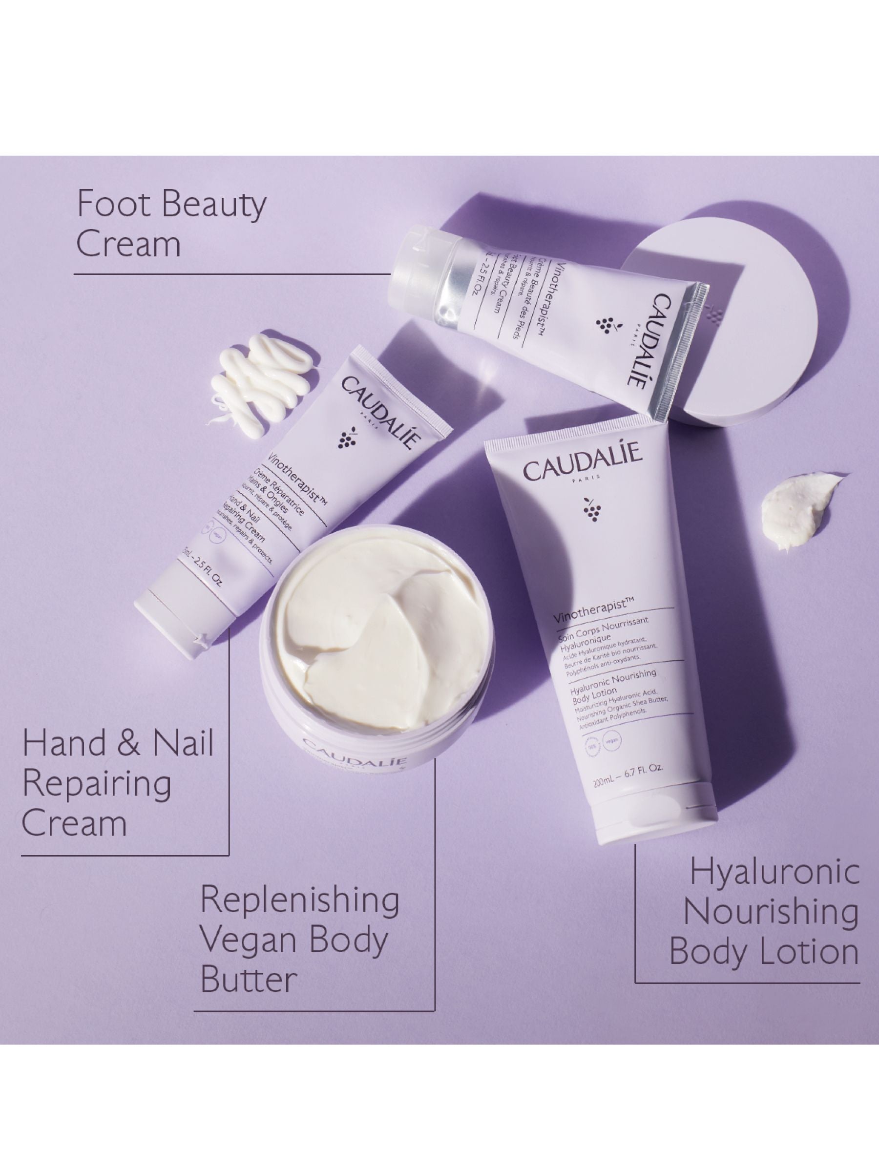Caudalie Vinotherapist hand and nail cream 75 mL - British product