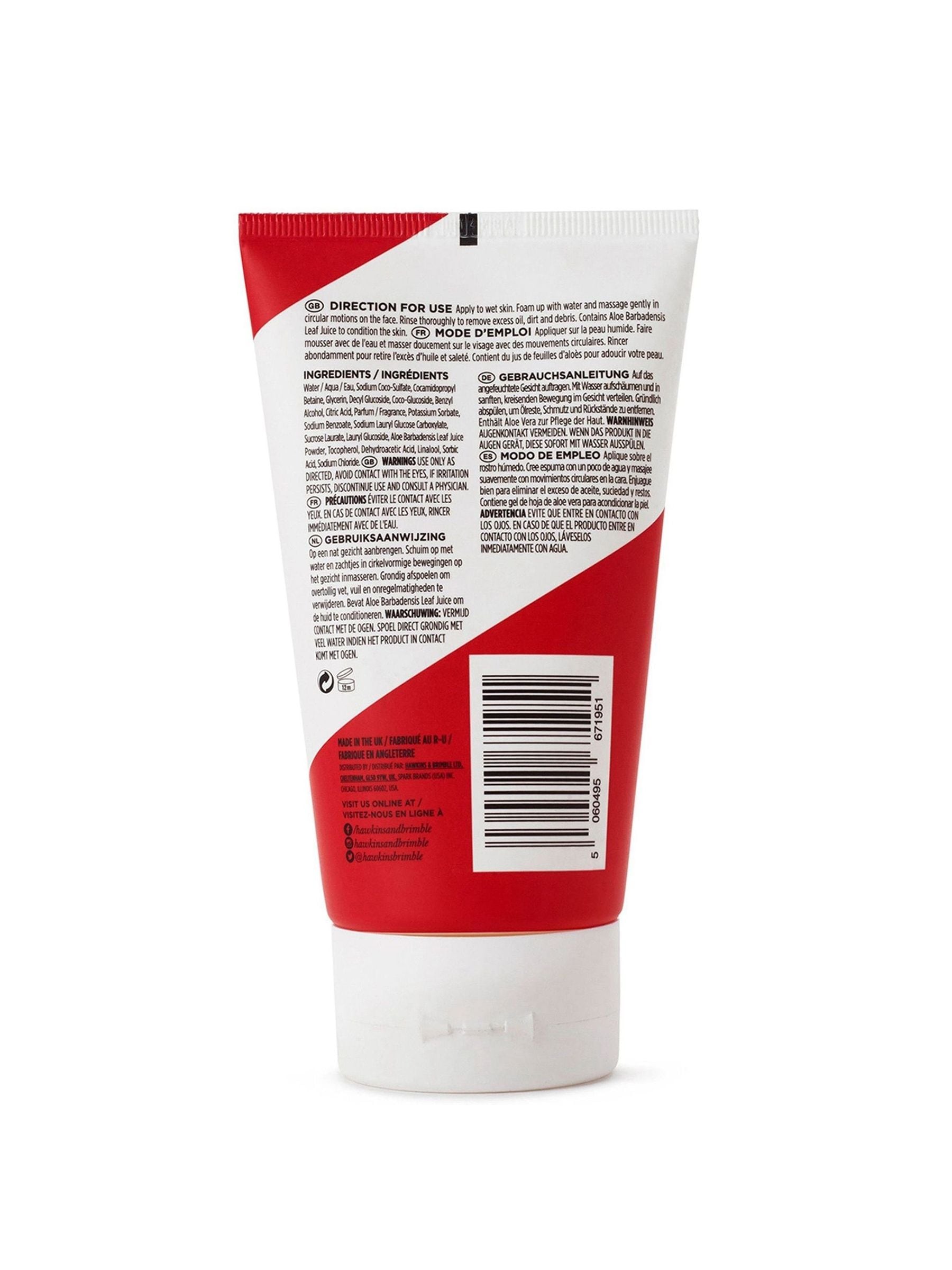 Hawkins & Brimble face wash 150ml, UK version