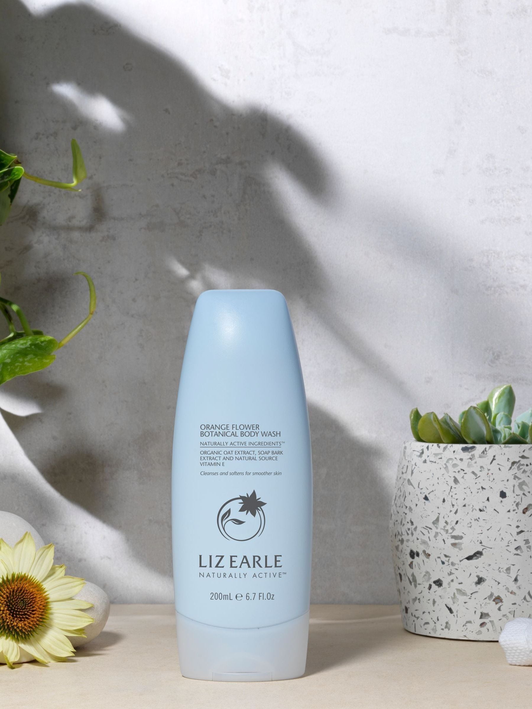 Liz Earle orange flower botanical body wash 200ml, UK version