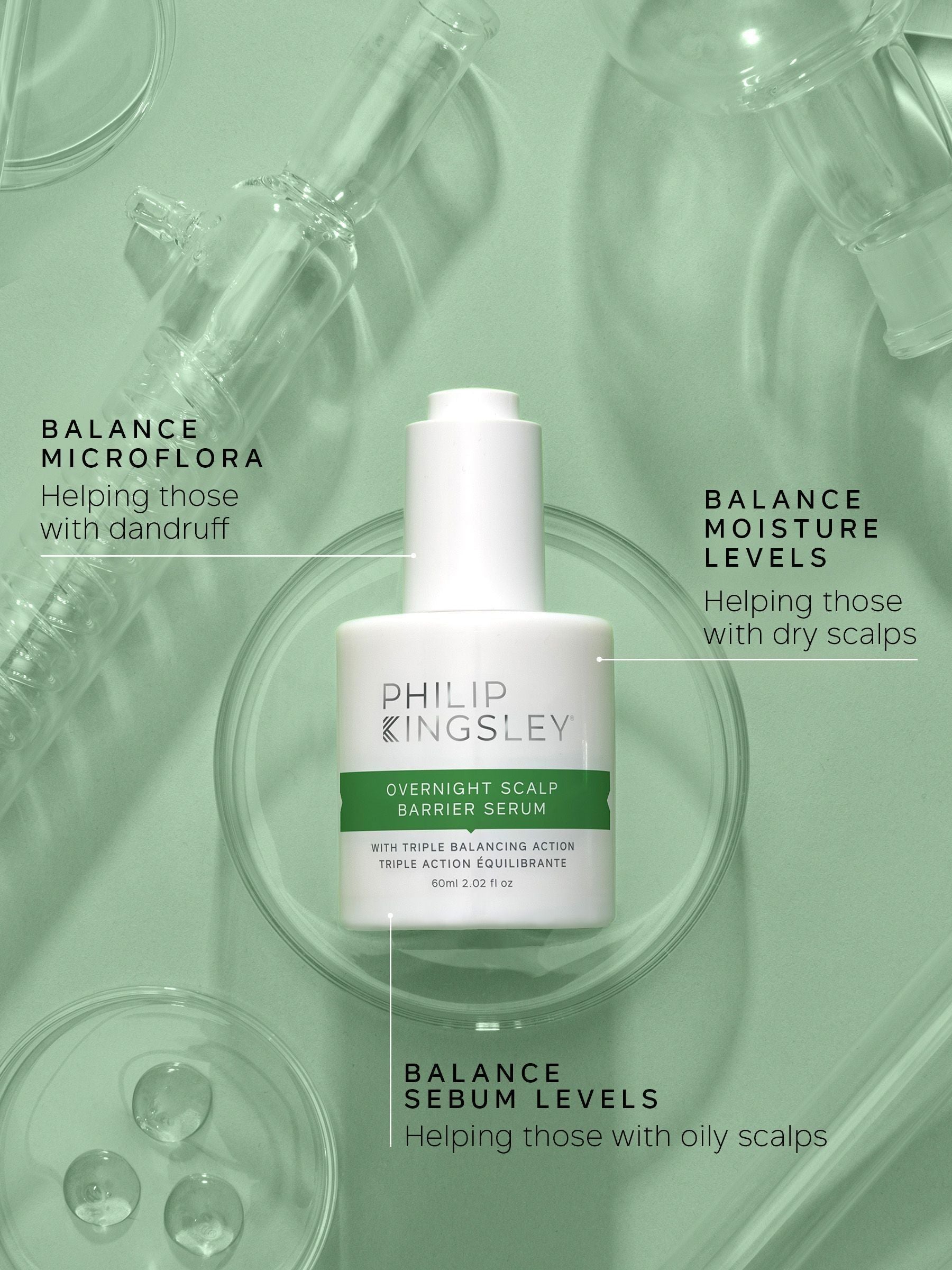 Philip Kingsley overnight scalp barrier serum 60ml, UK version