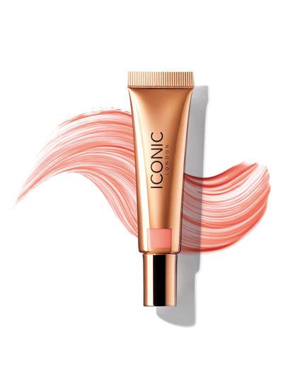 Next ICONIC London Sheer Liquid Blusher Cheeky Coral- Buy online at McGrocer