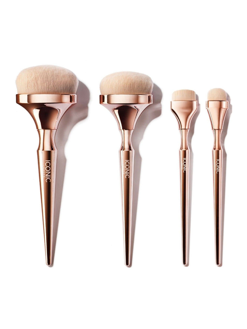 ICONIC London HD Blend Base makeup brush set, imported from the UK