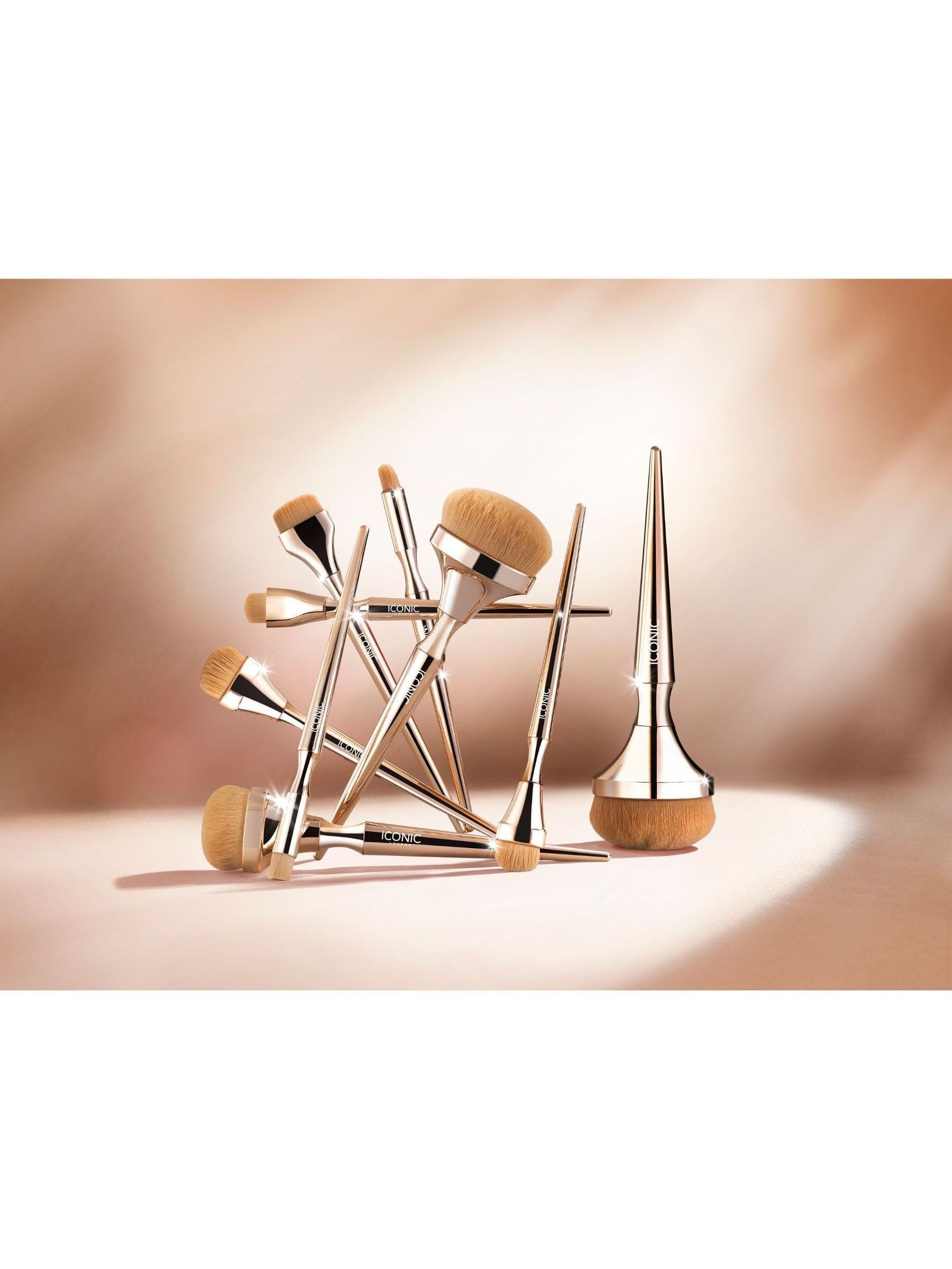 ICONIC London HD Blend Base makeup brush set, imported from the UK