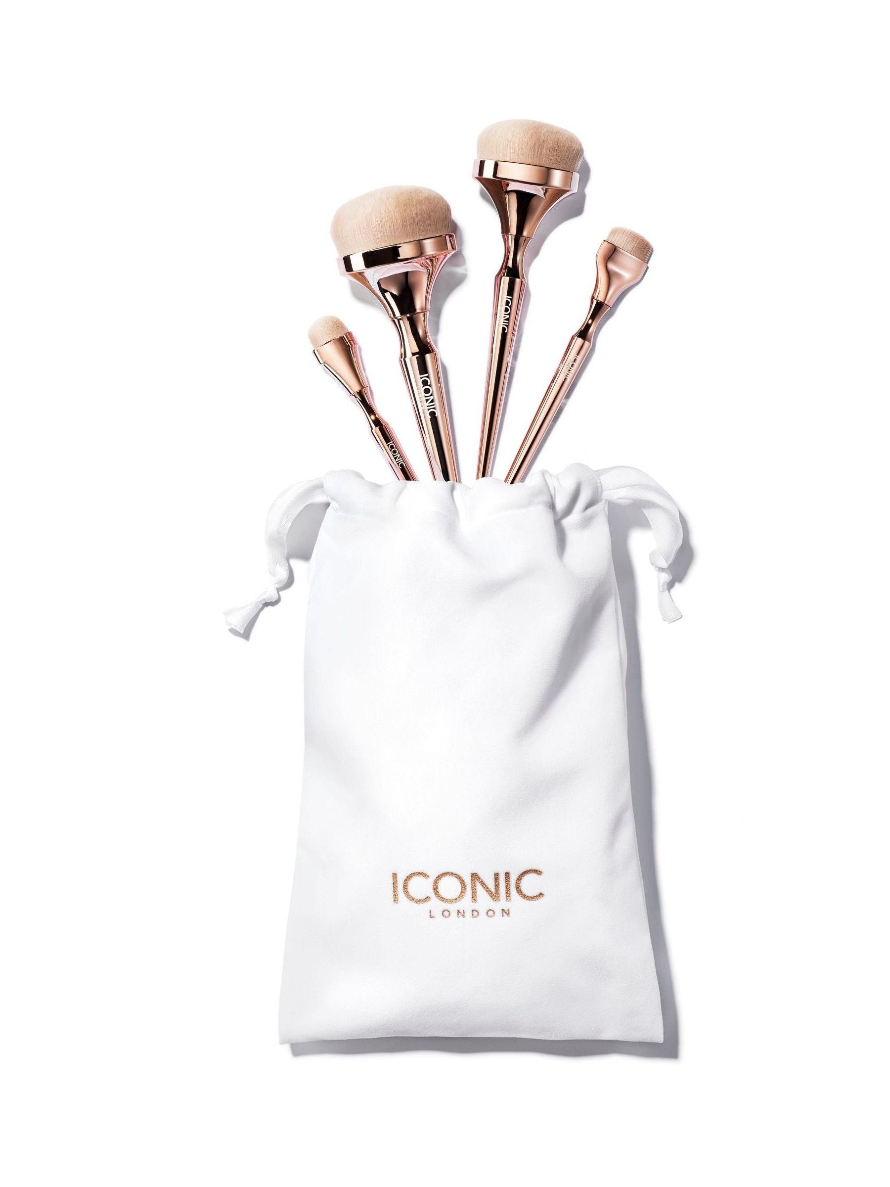 ICONIC London HD Blend Base makeup brush set, imported from the UK
