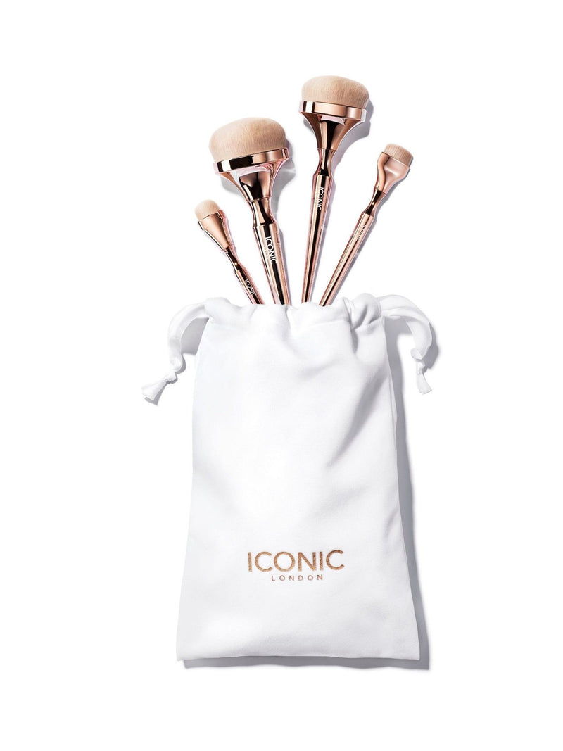 ICONIC London HD Blend Base makeup brush set, imported from the UK