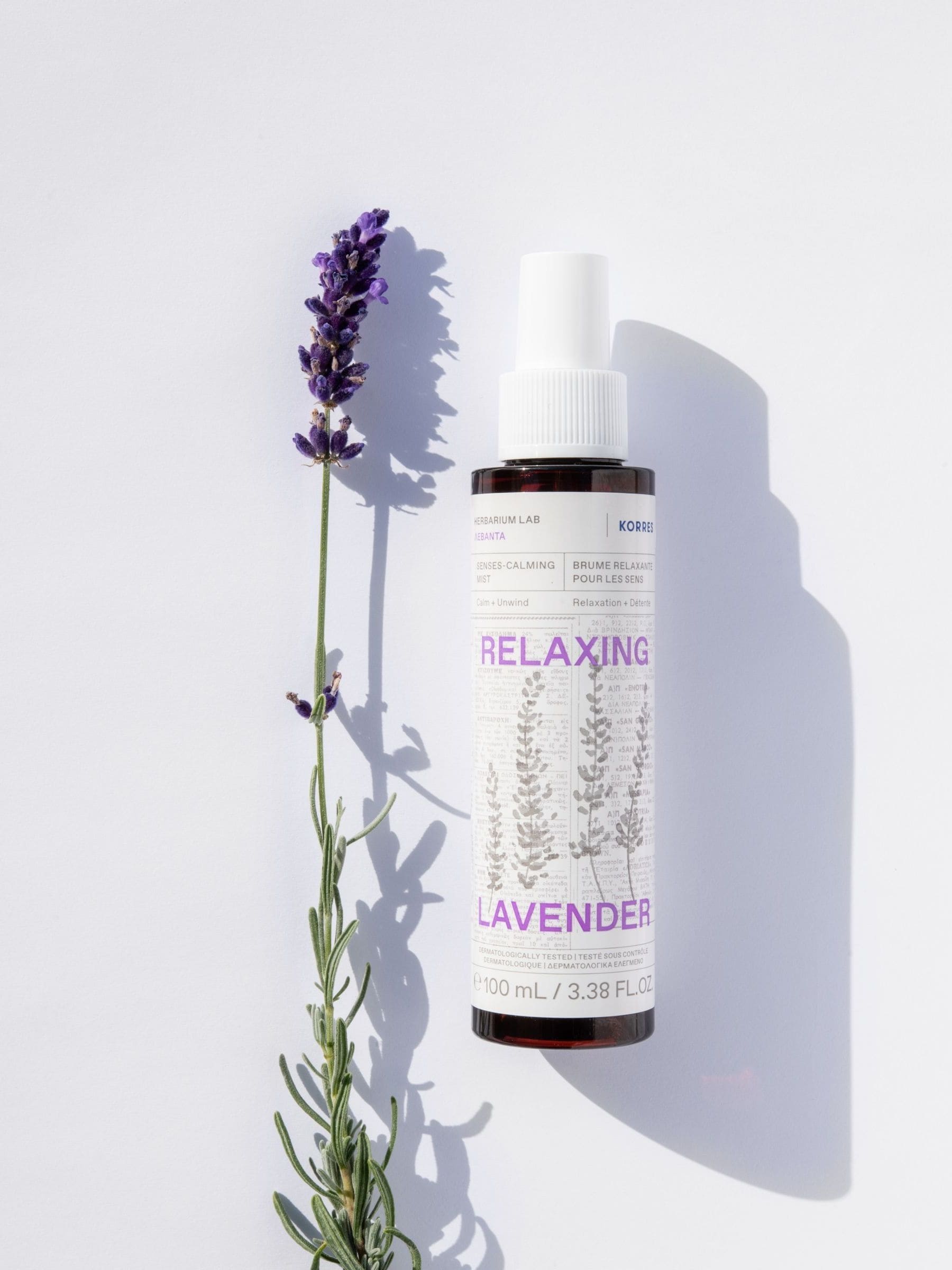 Korres lavender body mist 100ml, UK version