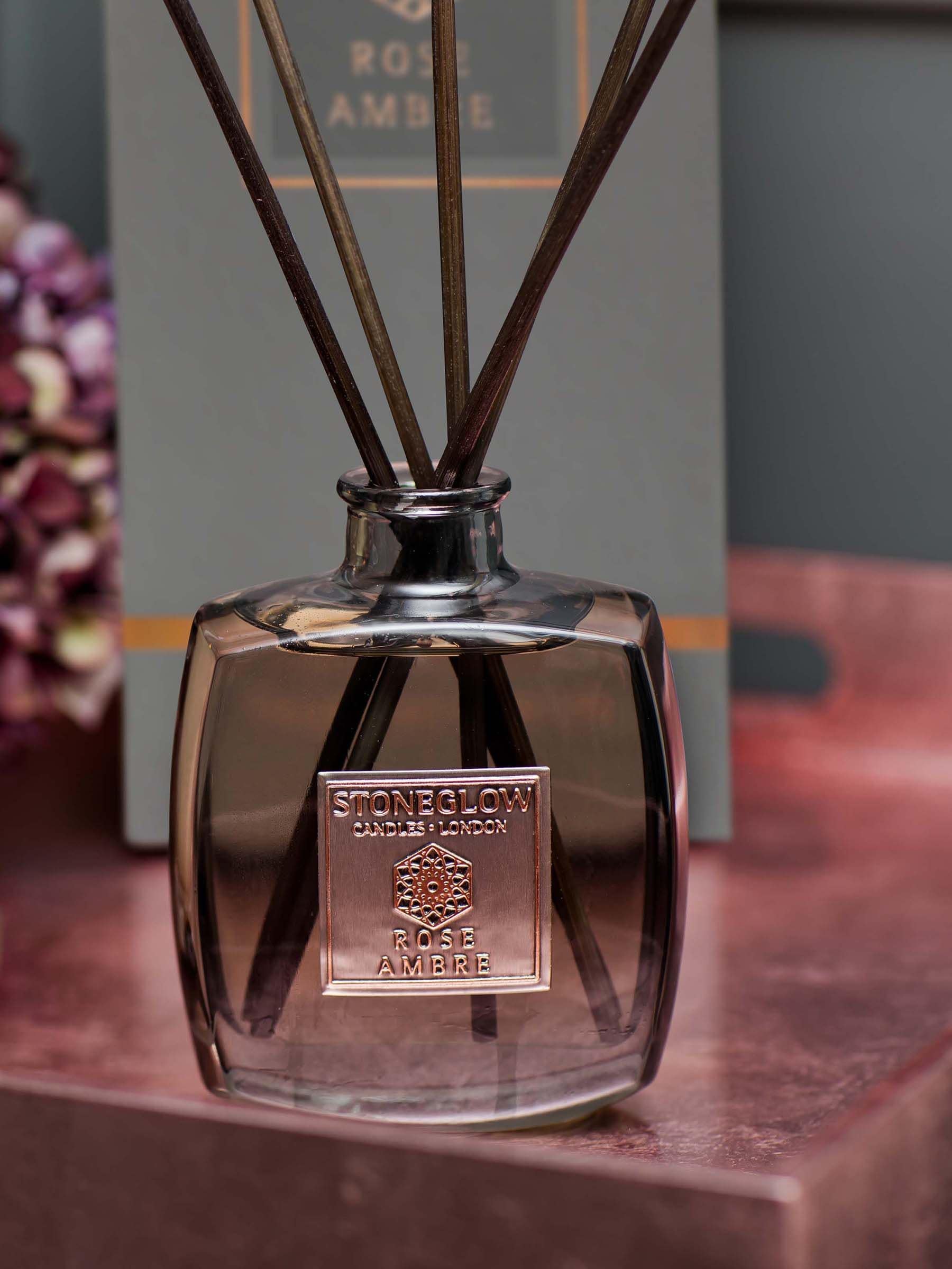 Stoneglow reed diffuser Rose Ambre 200ml, UK version