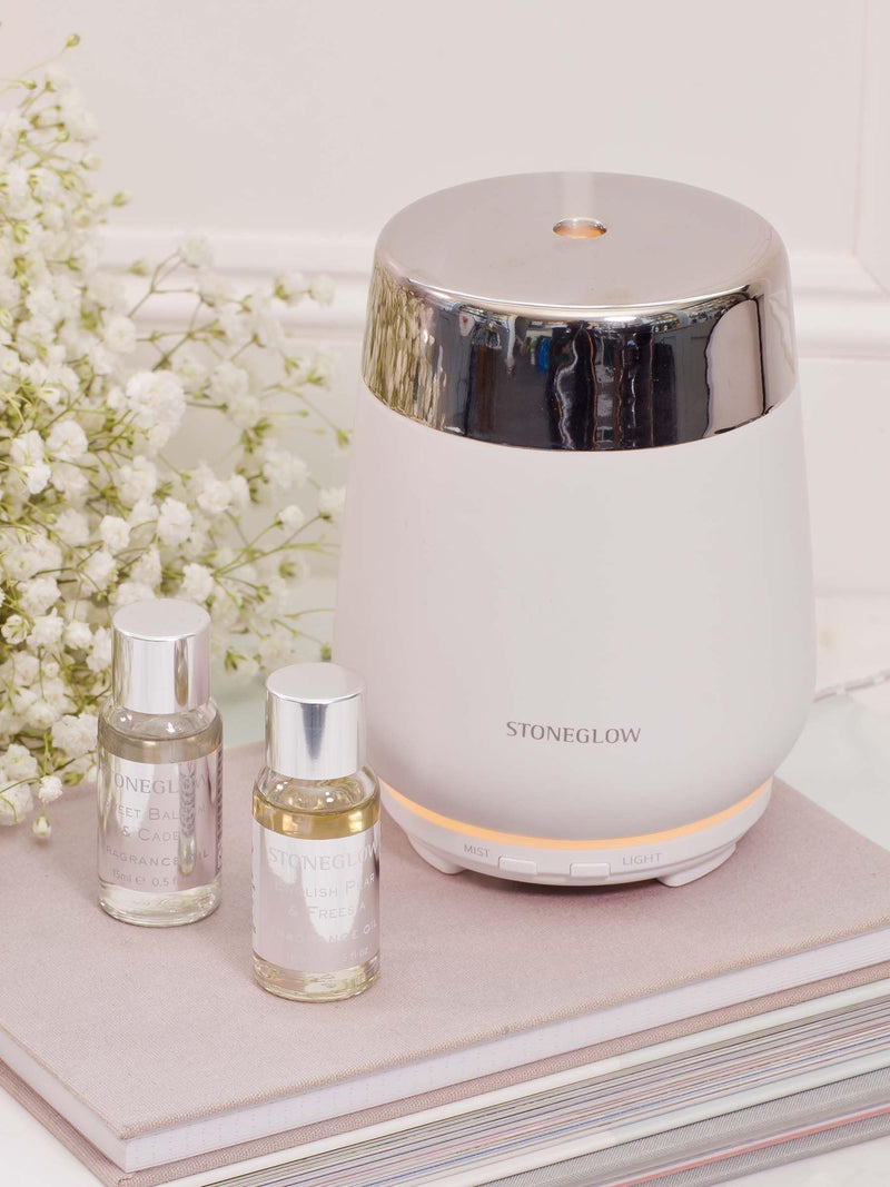 Stoneglow White Luna Perfume Mist Diffuser (British brand)