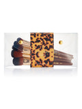 Spectrum Collections Pantherine makeup brush set 5 piece, imported from the UK