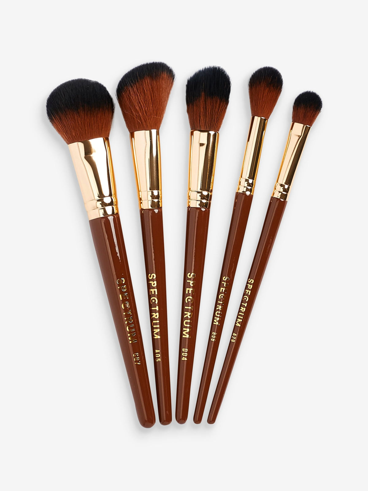 Spectrum Collections Pantherine makeup brush set 5 piece, imported from the UK