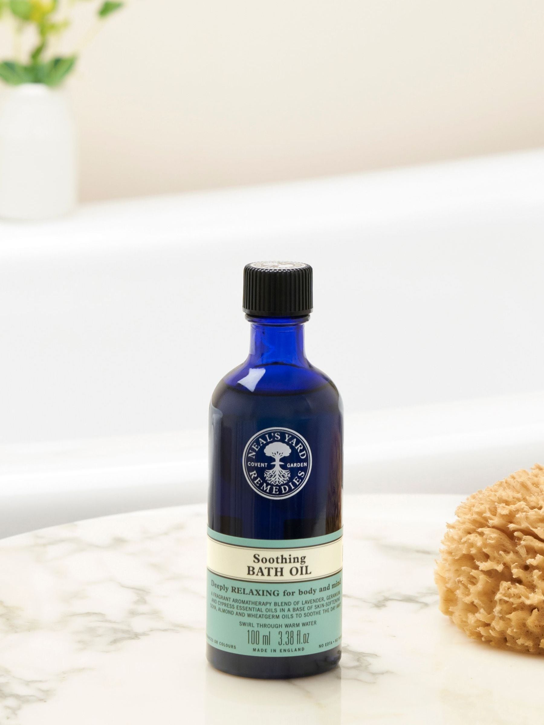Neals Yard Remedies bath oil 100ml, imported from the UK