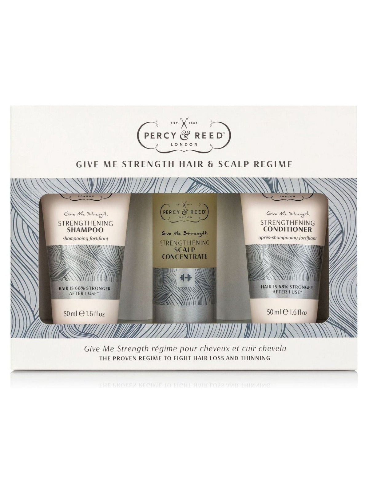 Percy & Reed Give Me Strength Hair and Scalp Regime Gift Set, imported from the UK