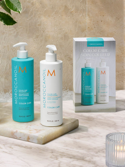 Coffret Duo Shampoing et Après-shampoing Soin Couleur Moroccanoil 500 ml (d'une valeur de plus de 83 £)