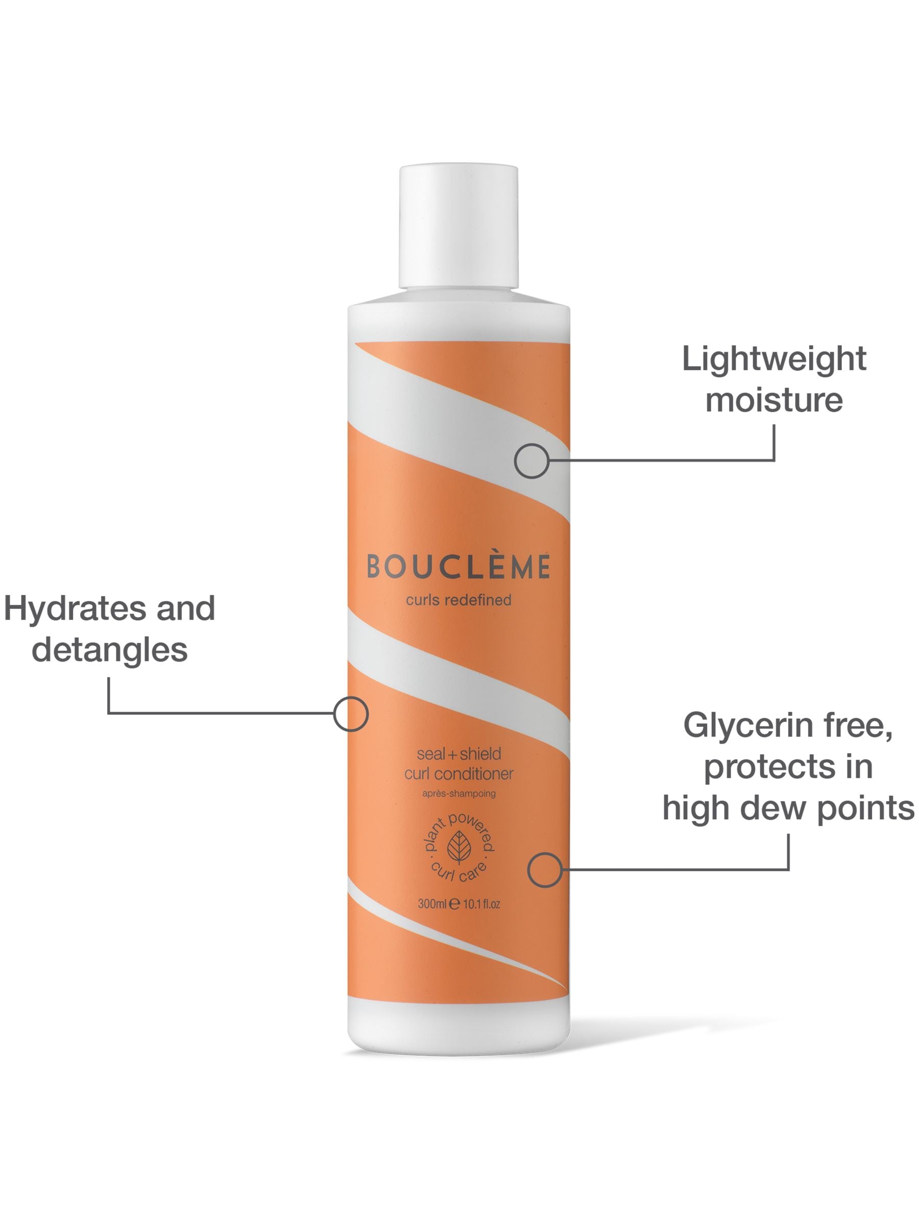Boucleme Seal & Shield Conditioner 300ml, imported from the UK