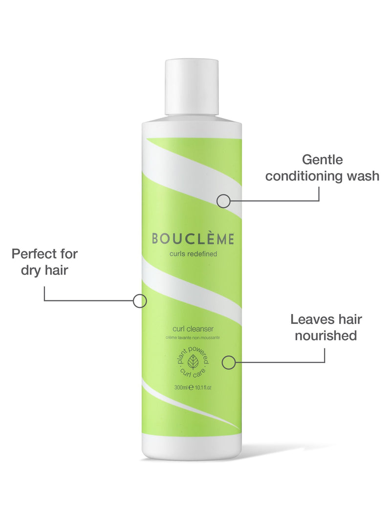 Boucleme Curl Cleanser 300ml, non-foaming - British product
