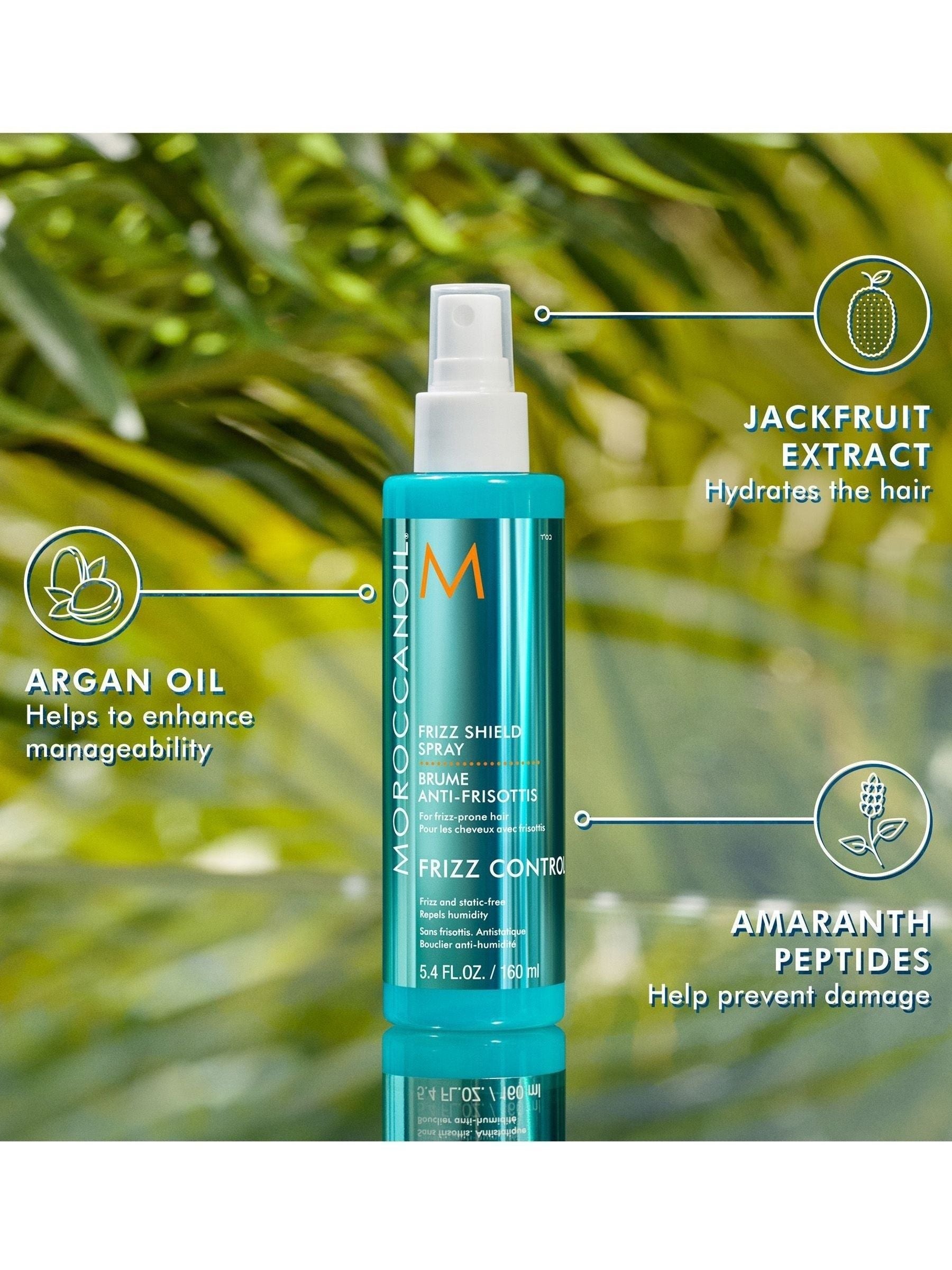 Moroccanoil Frizz Shield hair spray 160ml, UK version