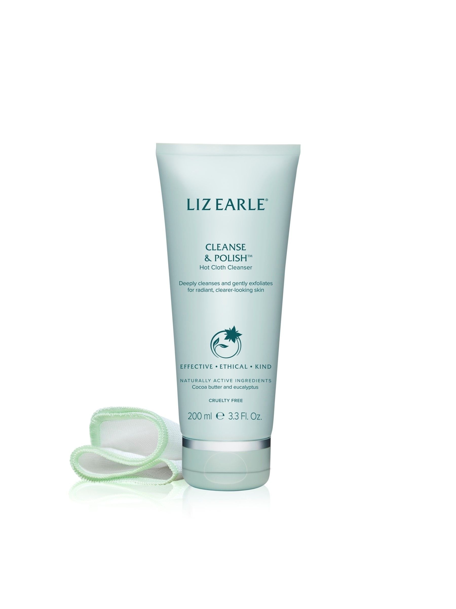 Liz Earle Cleanse & Polish Hot Cloth Cleanser Tube Starter Pack 200ml, UK version