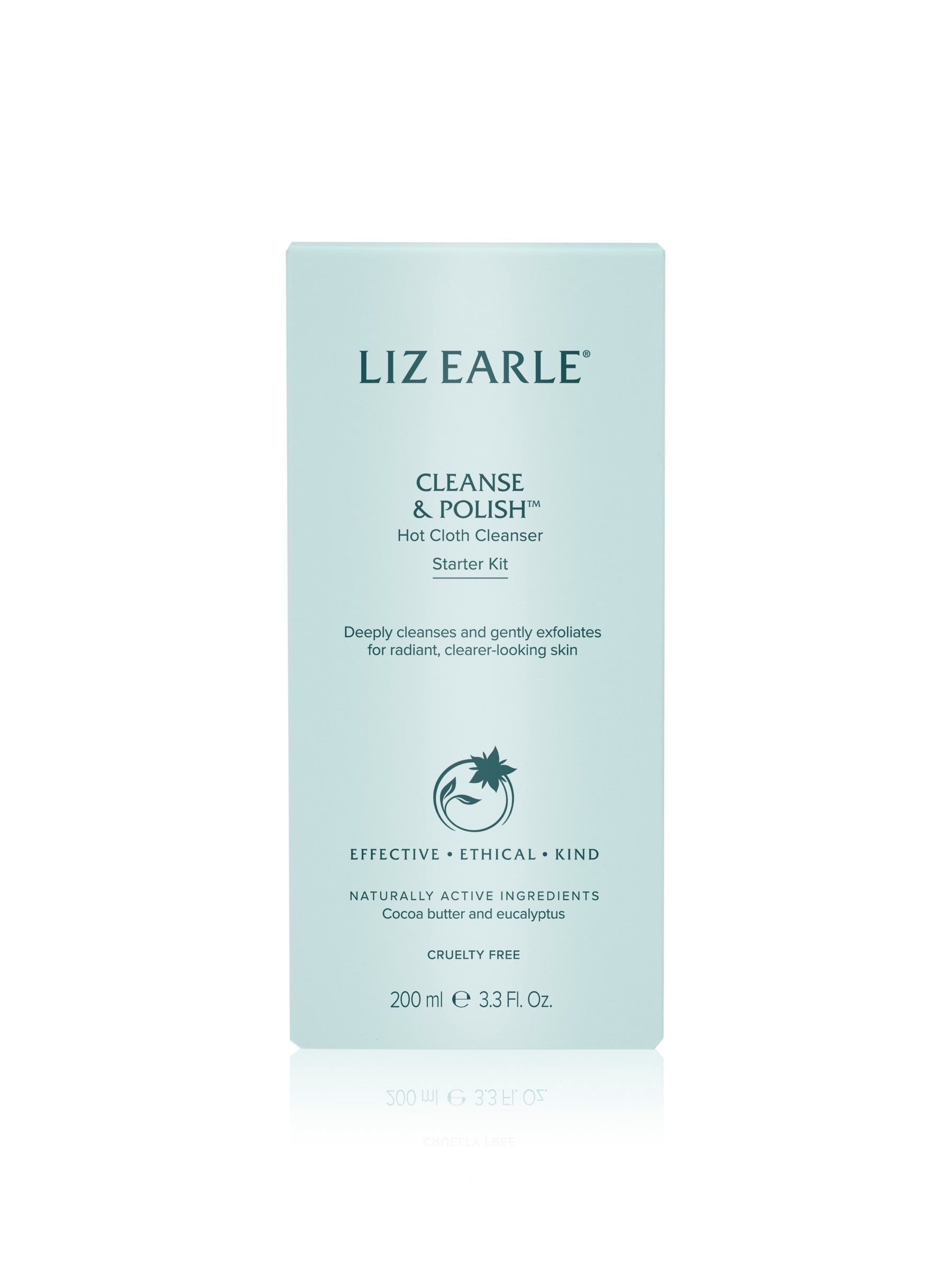Liz Earle Cleanse & Polish Hot Cloth Cleanser Tube Starter Pack 200ml, UK version
