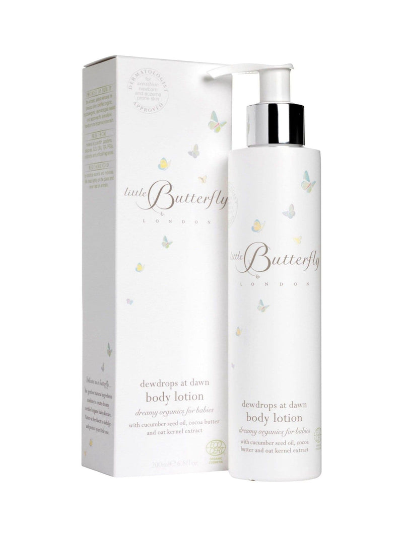 Little Butterfly London Dewdrops at Dawn baby body lotion 200ml, UK version