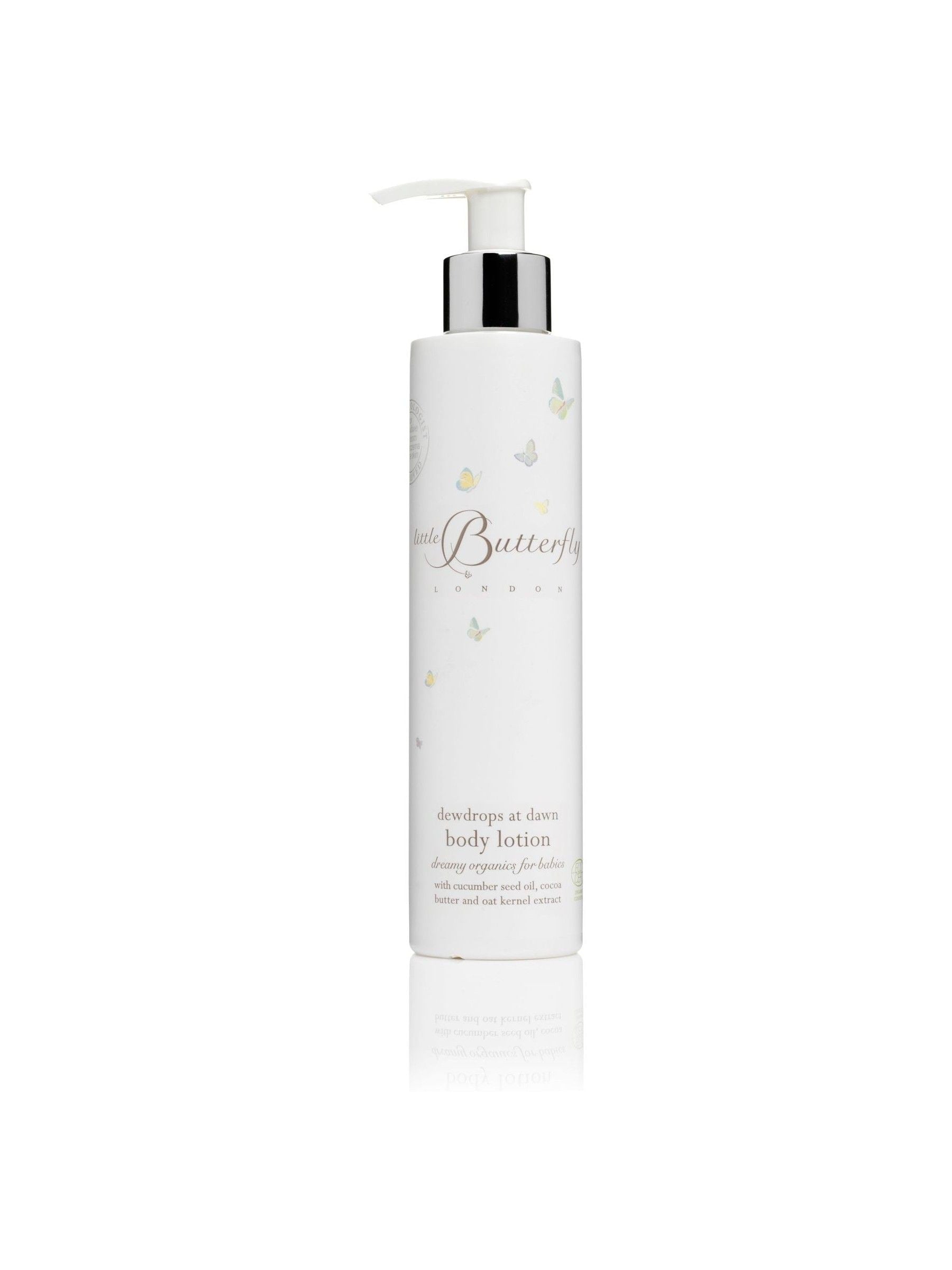 Little Butterfly London Dewdrops at Dawn baby body lotion 200ml, UK version