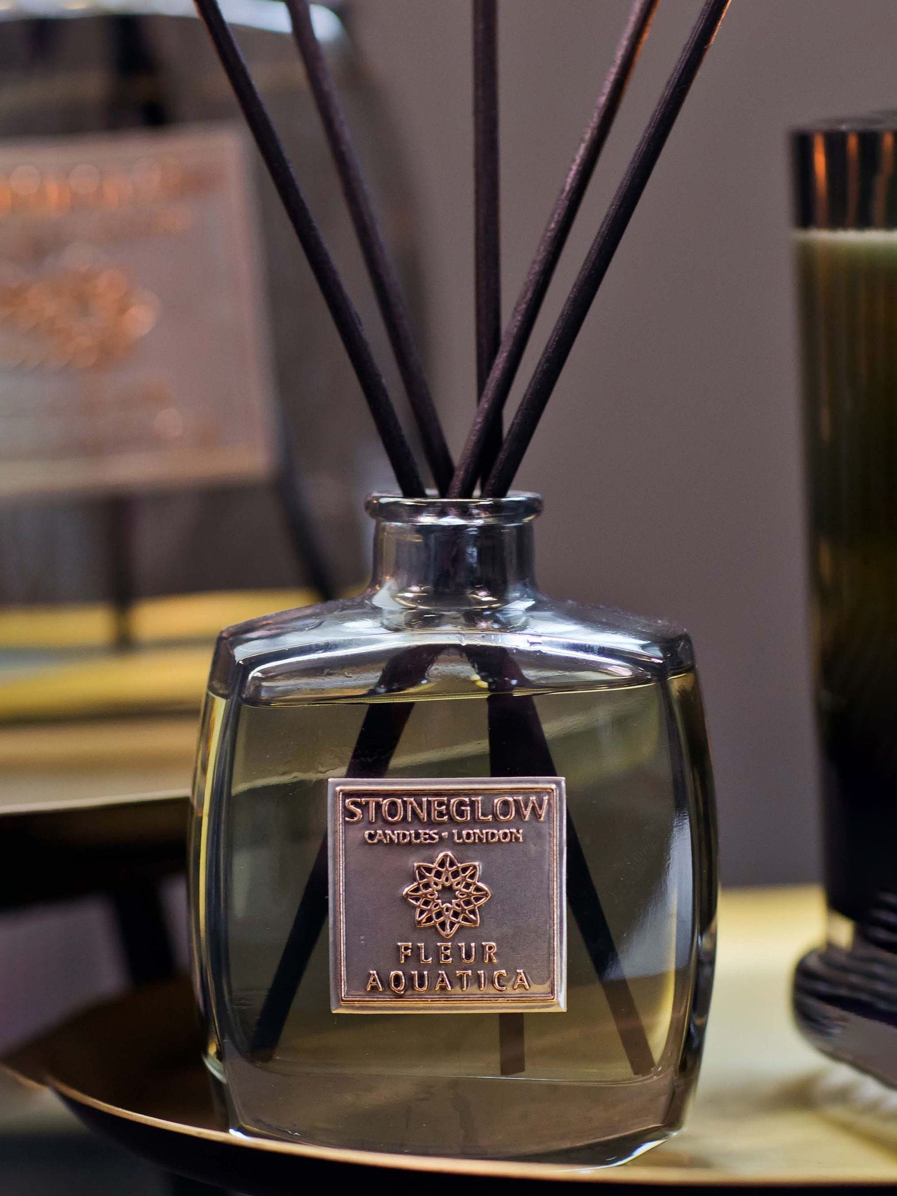 Stoneglow Fleur Aquatica reed diffuser 200ml - British product