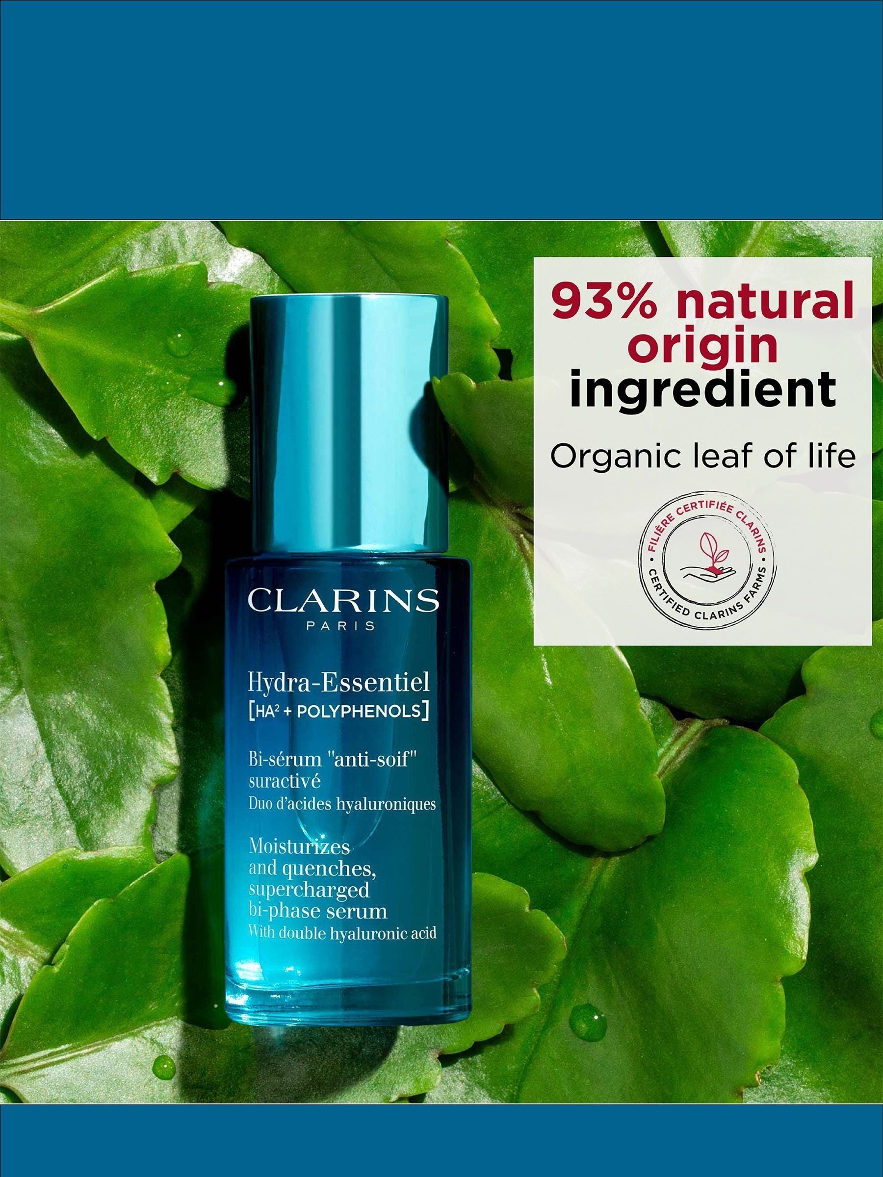 Clarins Hydra Essentiel Bi-Phase face serum 30ml - British product