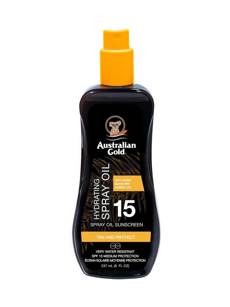 Australian Gold SPF 15 Hydrating Spray Oil 237 ml - British product
