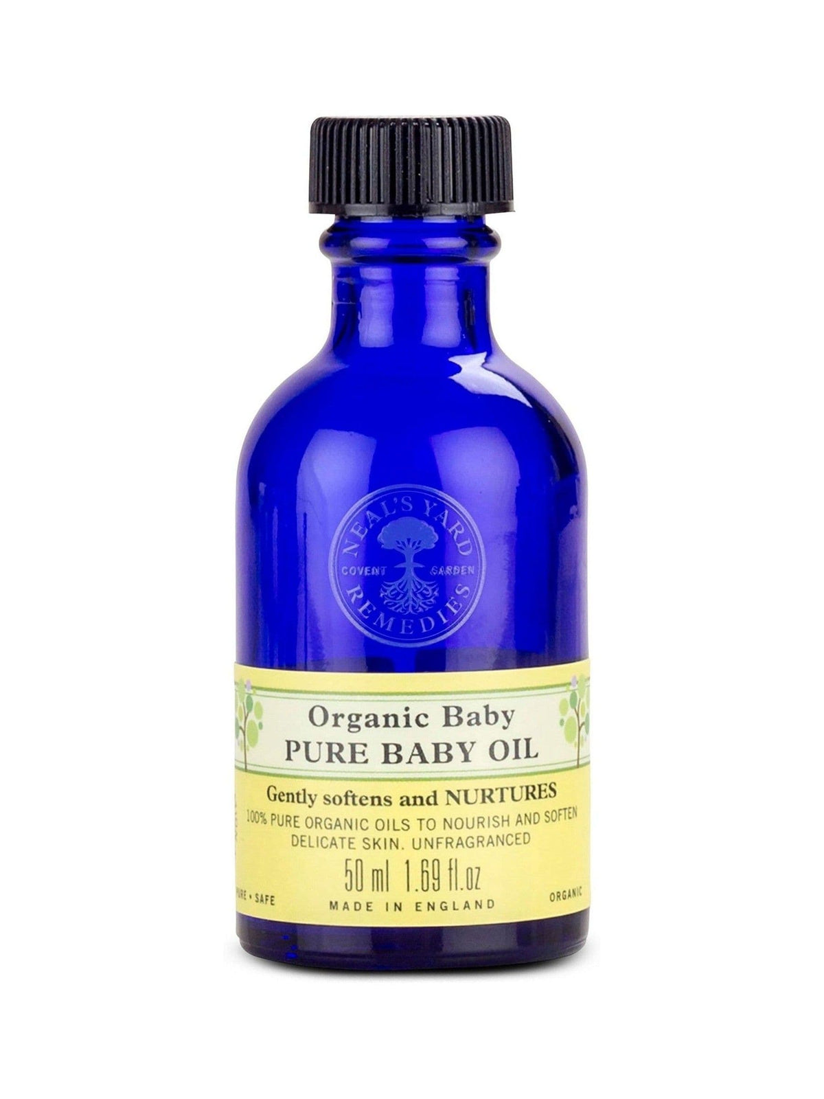 Neals Yard Remedies Pure Baby Oil 50ml, imported from the UK