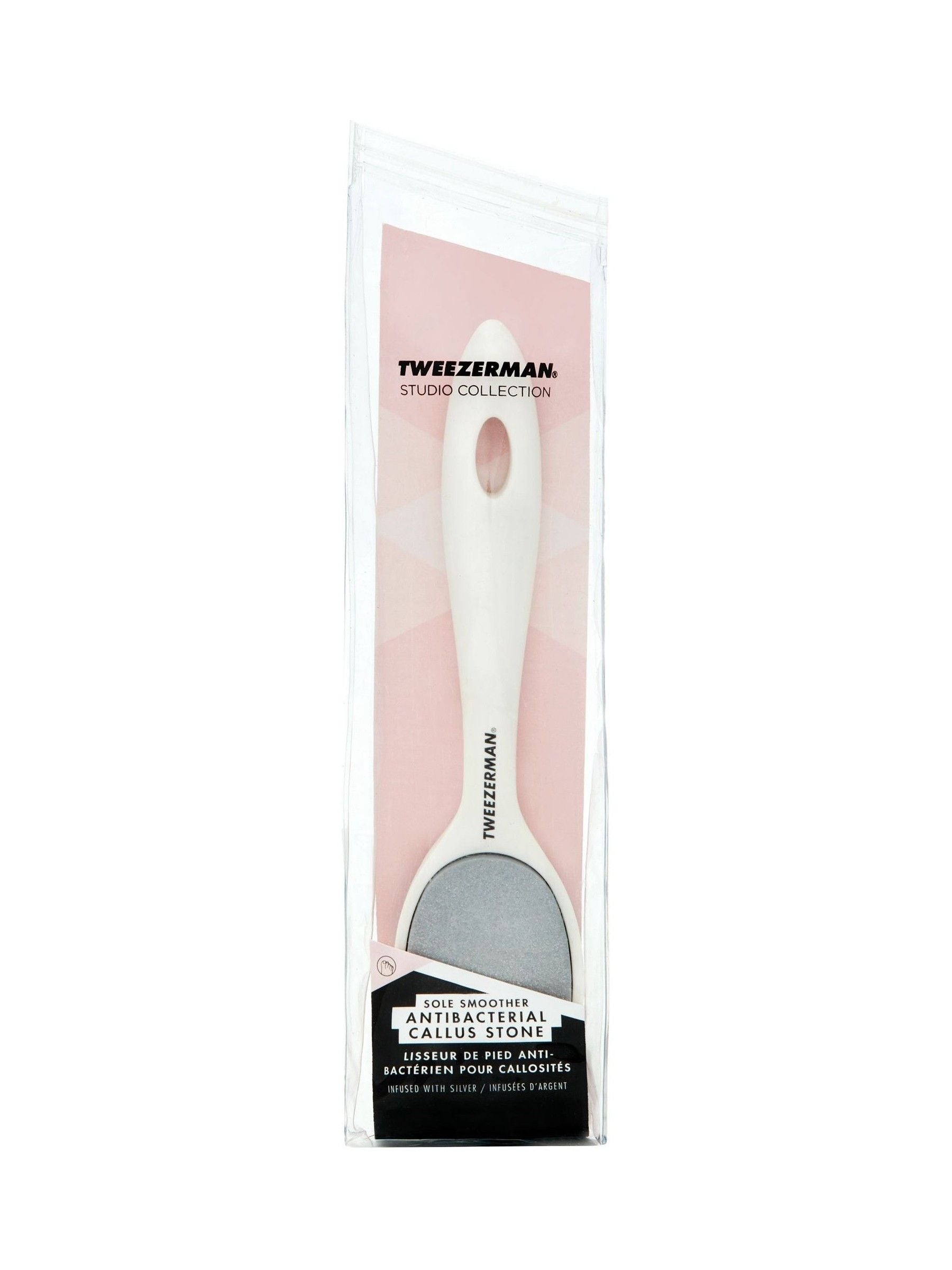 Tweezerman Sole Smoother antibacterial callus stone pedicure file, imported from the UK