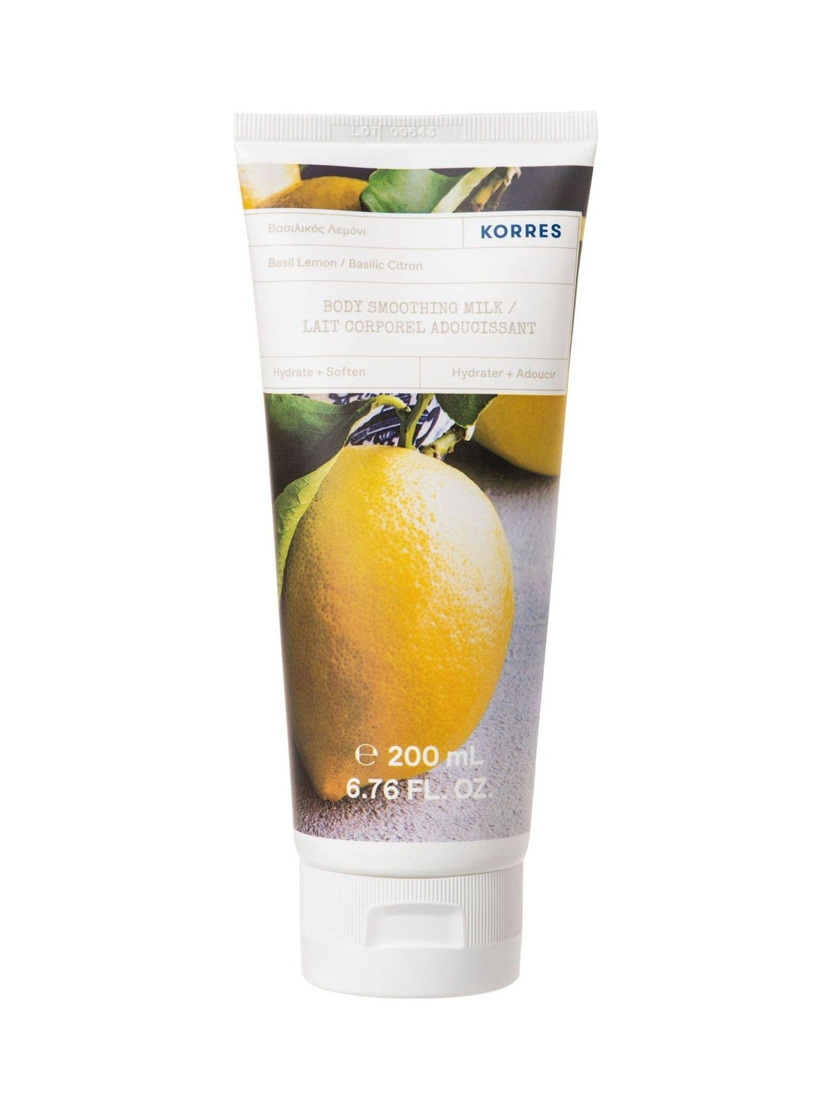 Korres body lotion bergamot lemon spearmint 200ml, UK version