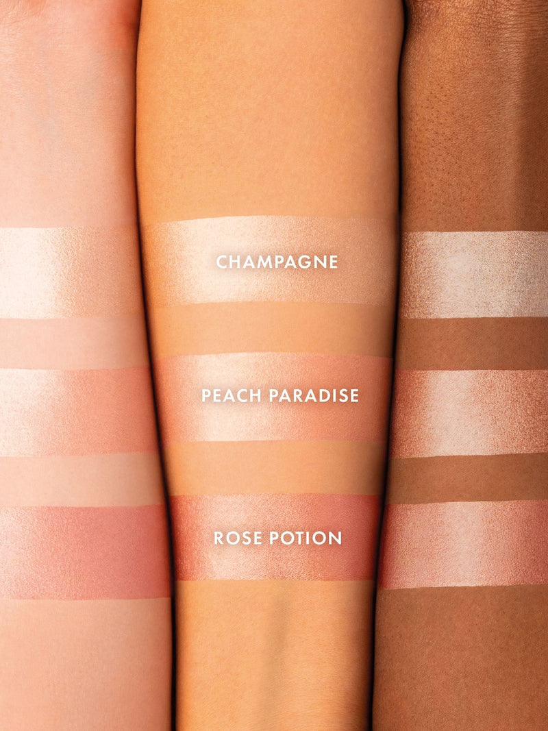 ICONIC London Rollaway Glow highlighter Champagne Chic, imported from the UK