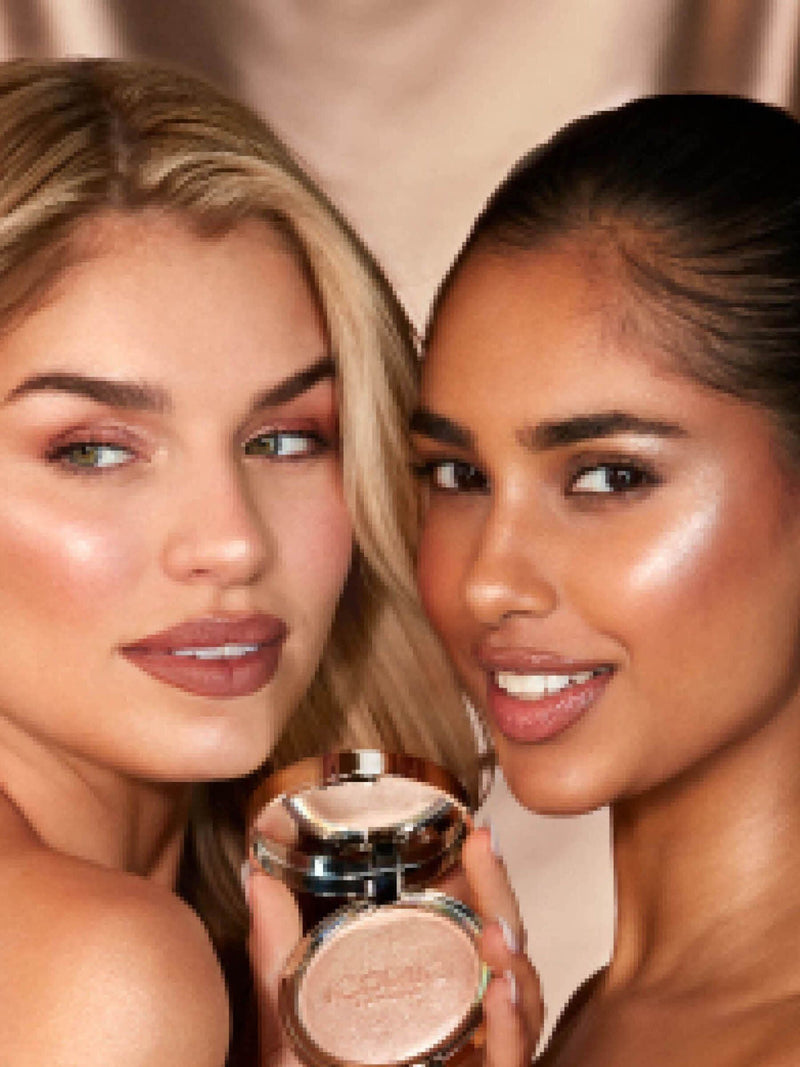 ICONIC London Lit and Luminous baked highlighter, UK version