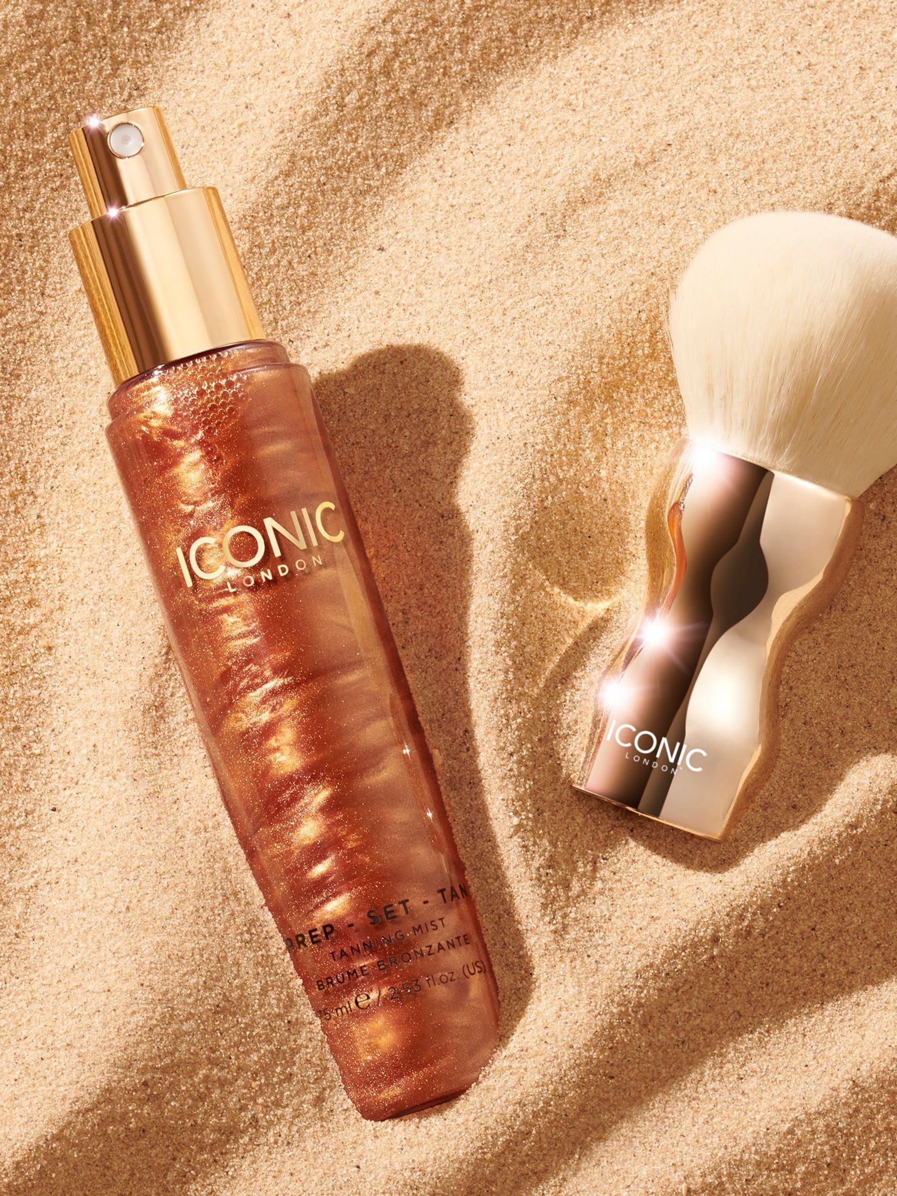 ICONIC London Tan and Buff Brush (British brand)