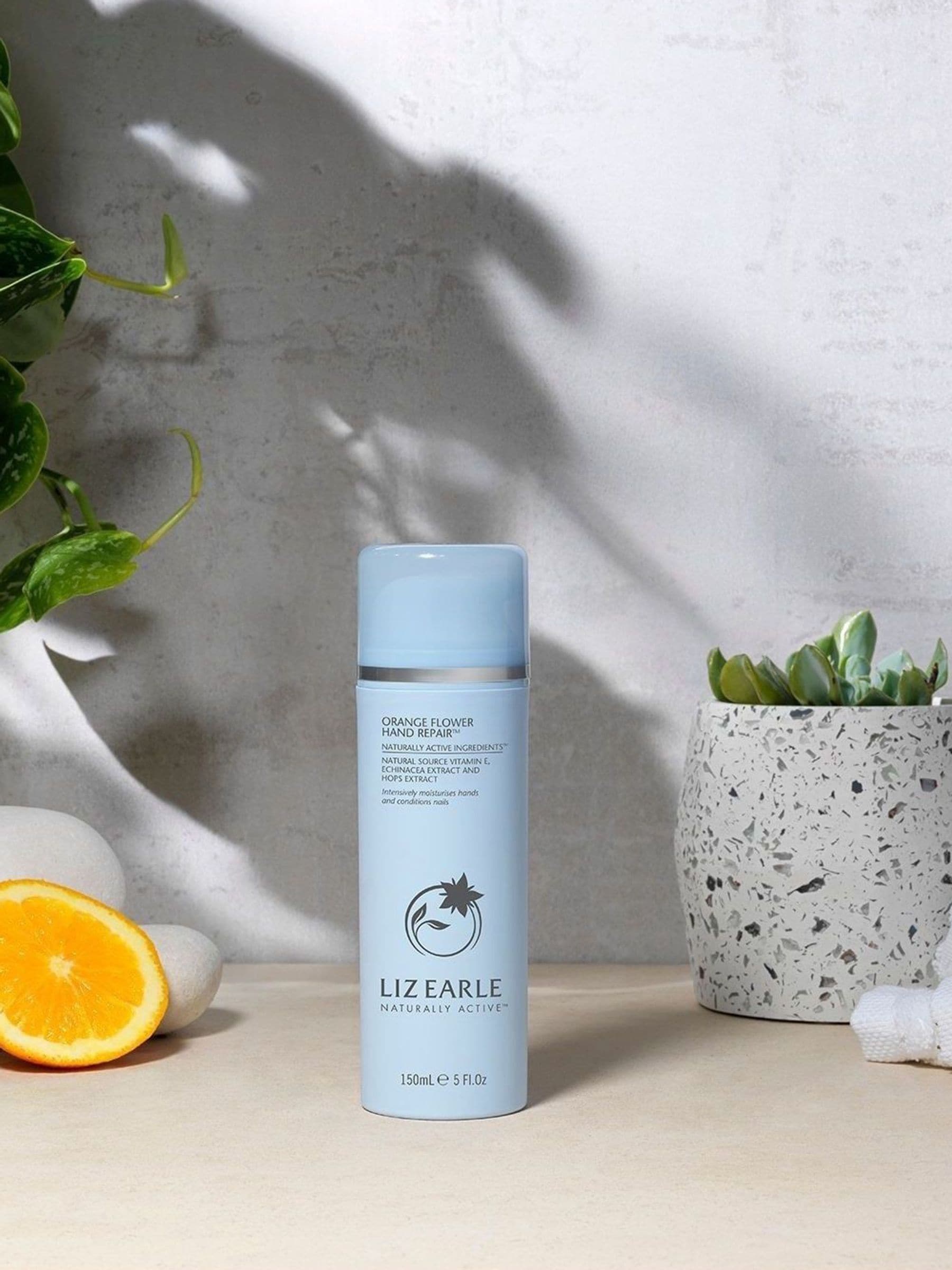 Liz Earle hand cream orange flower 150ml, UK version